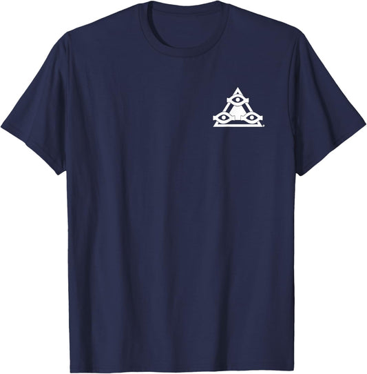 Vampire: The Masquerade Salubri Icon White T-Shirt - T-Shirt | Navy