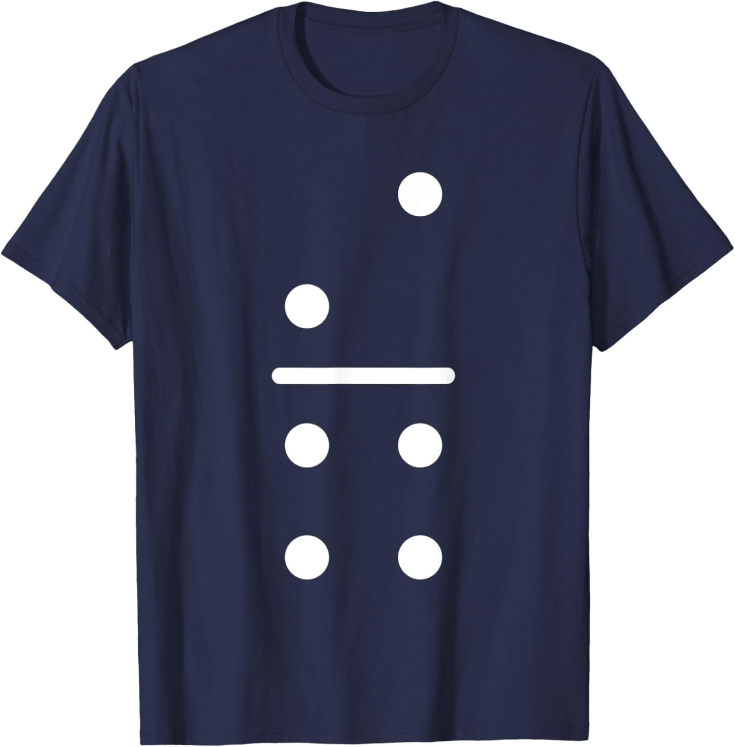 Domino Game 2 4 Dots Matching Halloween Group Costume T-Shirt - T-Shirt | Navy