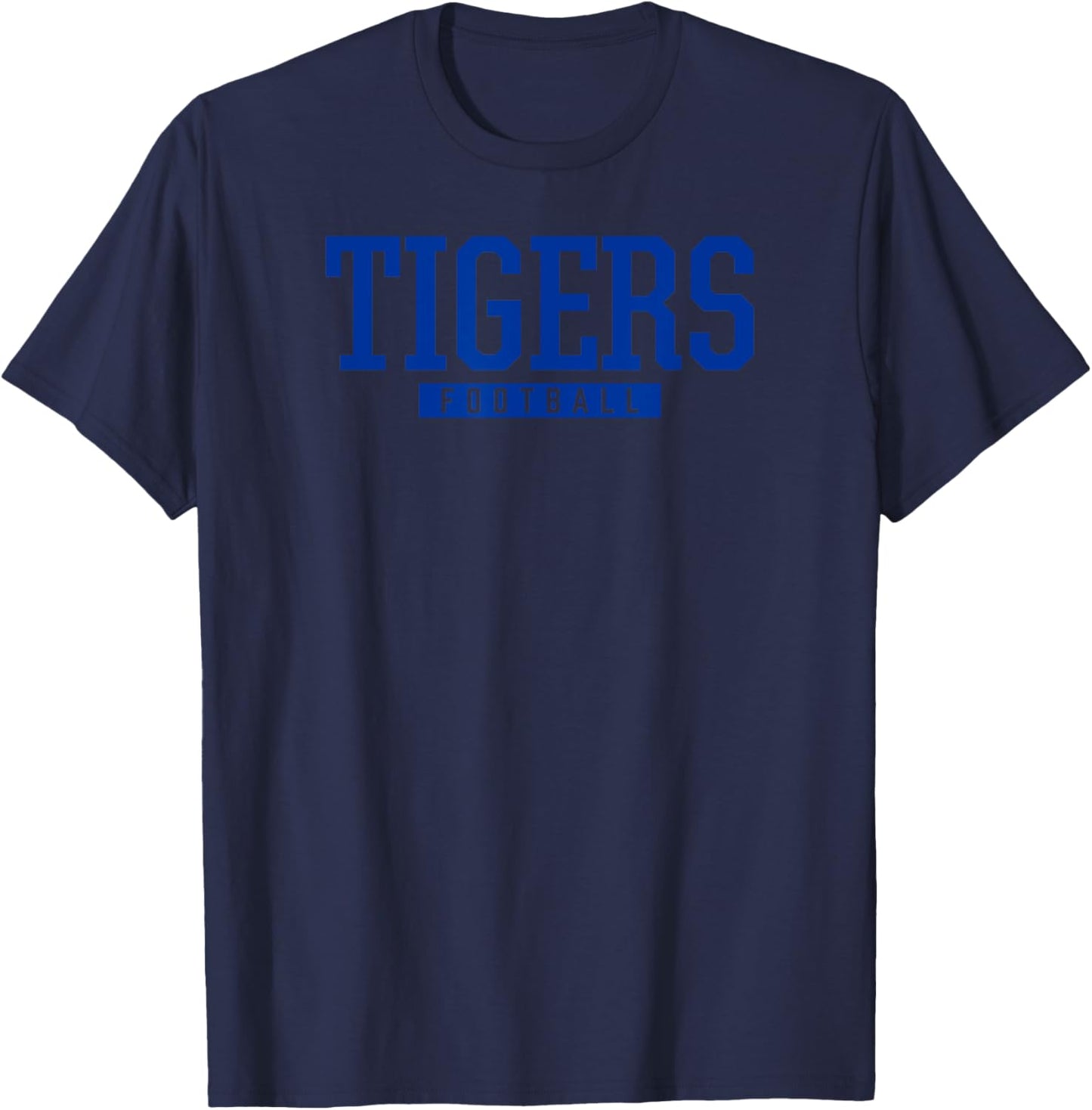 Tidehaven Tigers Football HS T-Shirt - T-Shirt | Navy