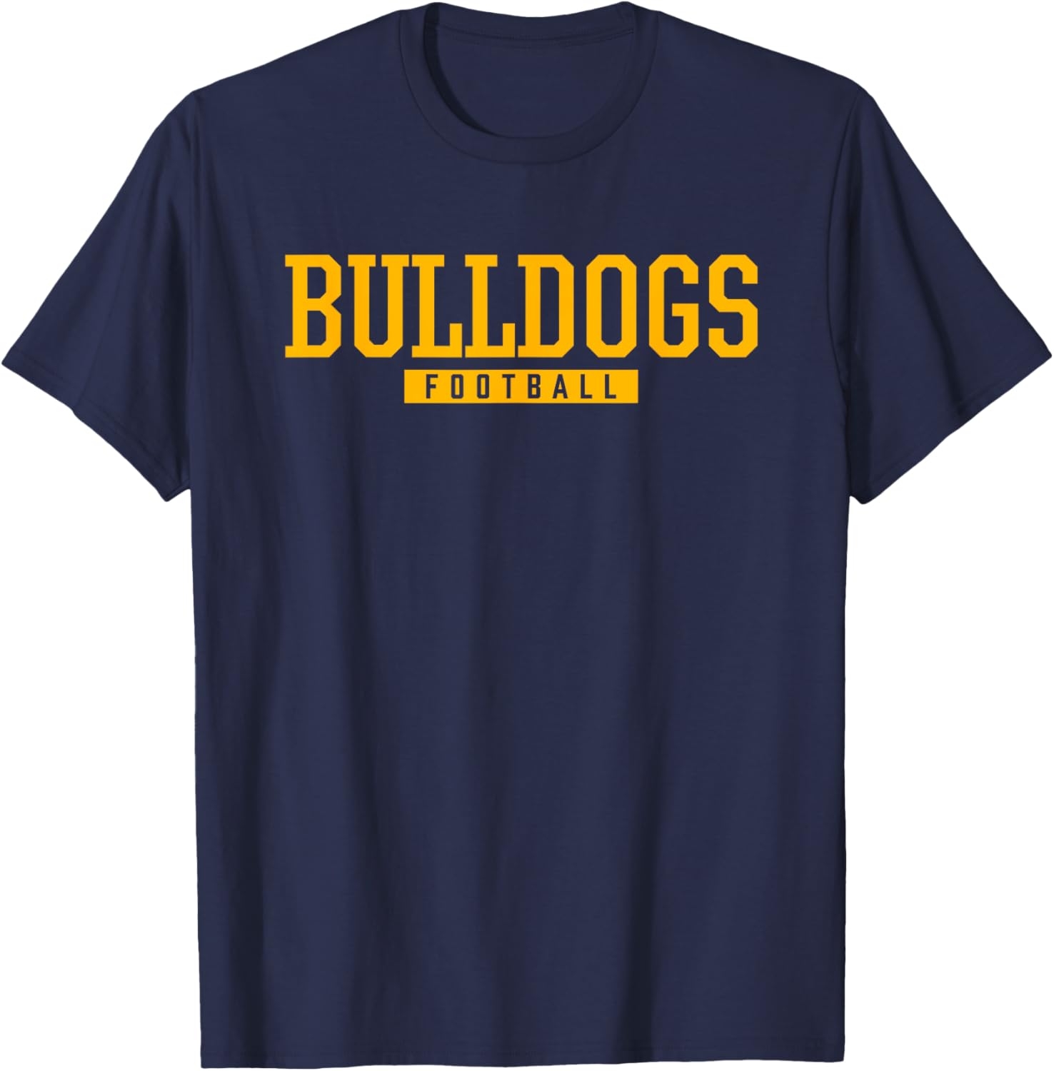 East Knox Bulldogs Football HS T-Shirt - T-Shirt | Navy
