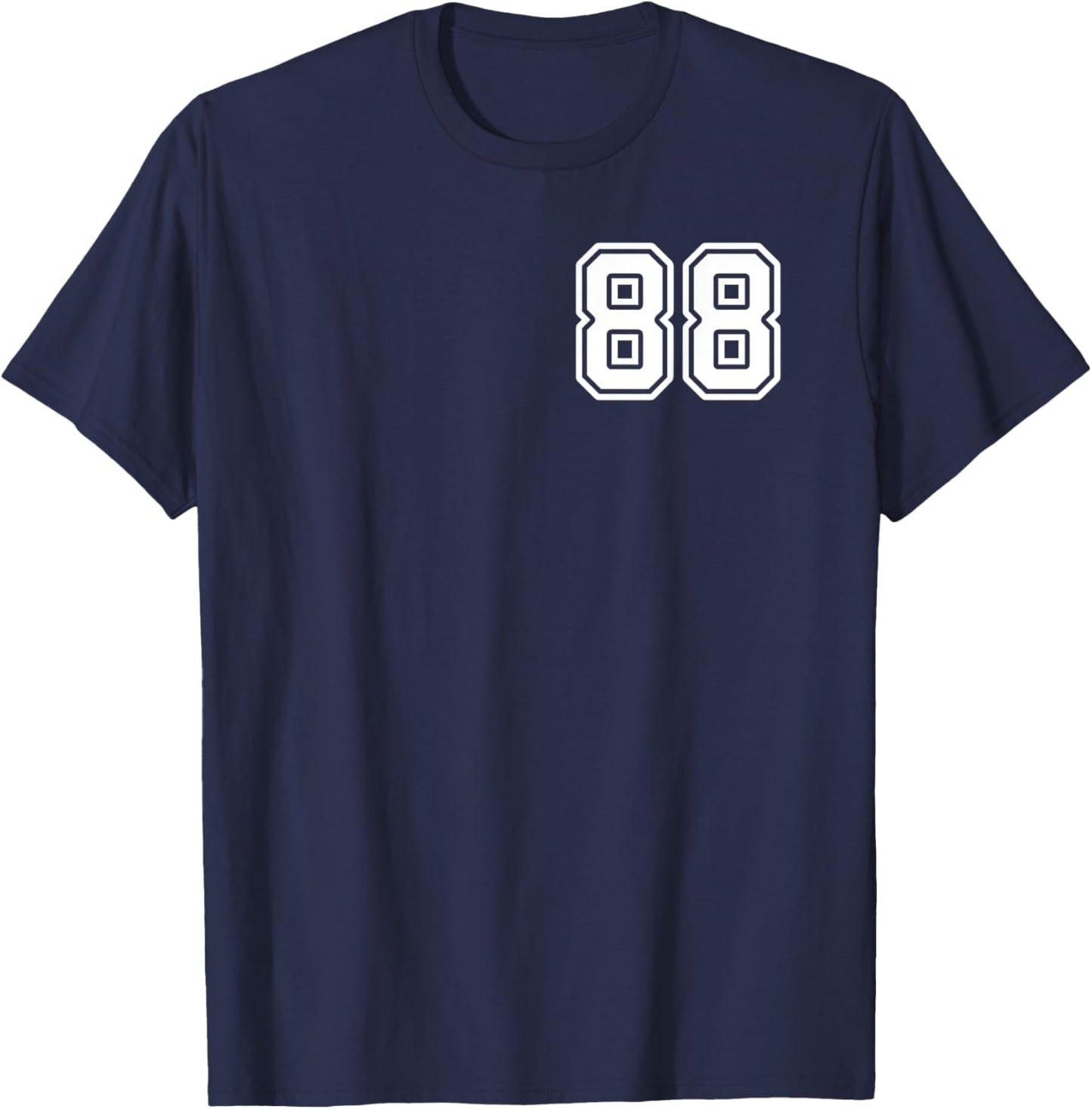Number 88 Shirt #88 Player Sports Team Men Women Kids T-Shirt - T-Shirt | Navy
