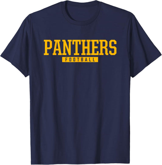 Dillon Panthers Football HS T-Shirt - T-Shirt | Navy