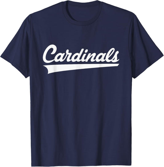 Highland Cardinals Vintage Swoosh T-Shirt - T-Shirt | Navy