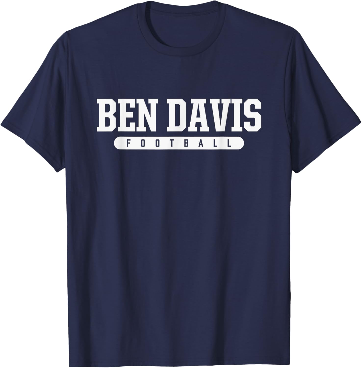 Ben Davis High School Football T-Shirt - T-Shirt | Navy