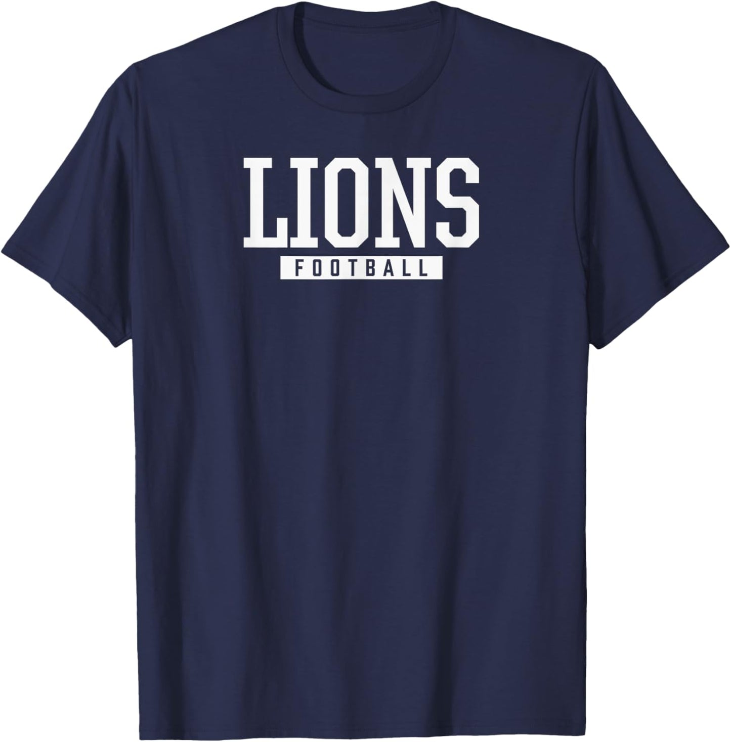 Durant Lions Football HS T-Shirt - T-Shirt | Navy