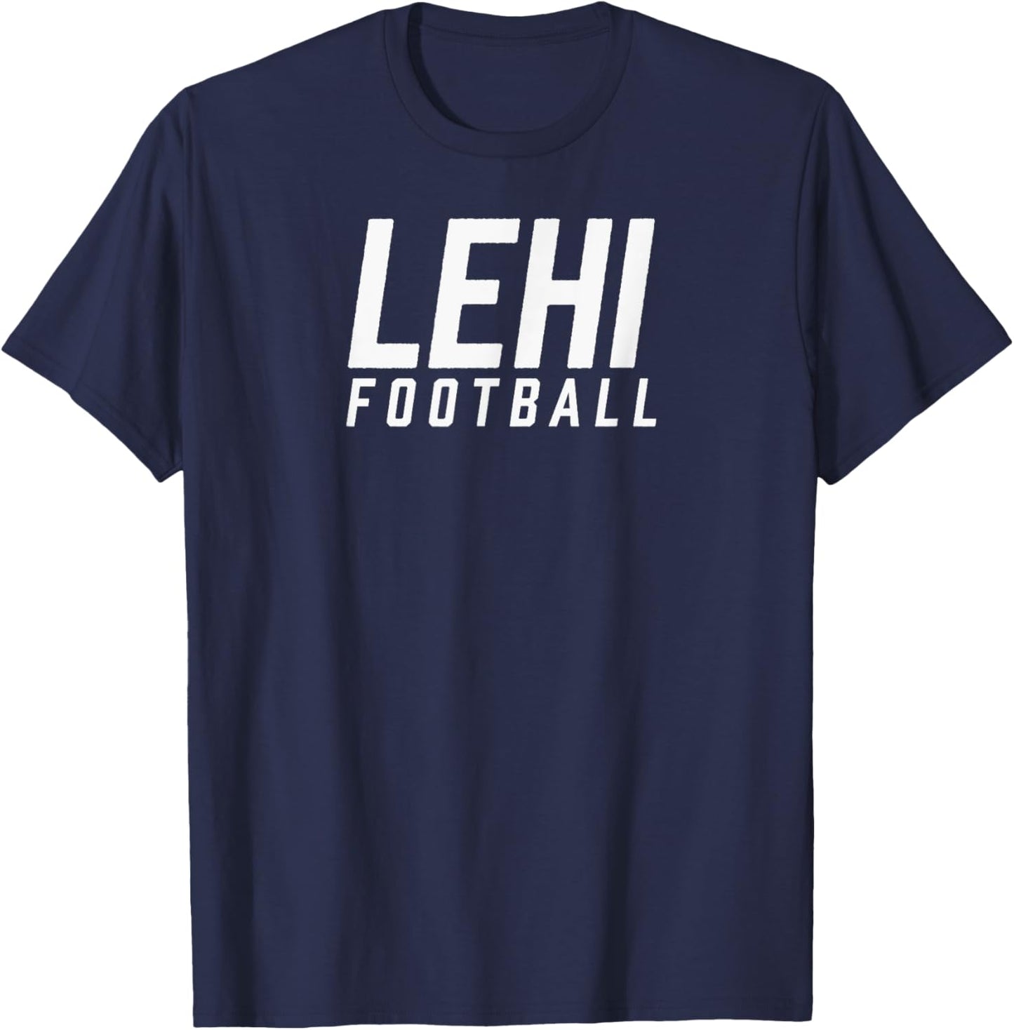Lehi High School Football Team T-Shirt - T-Shirt | Navy