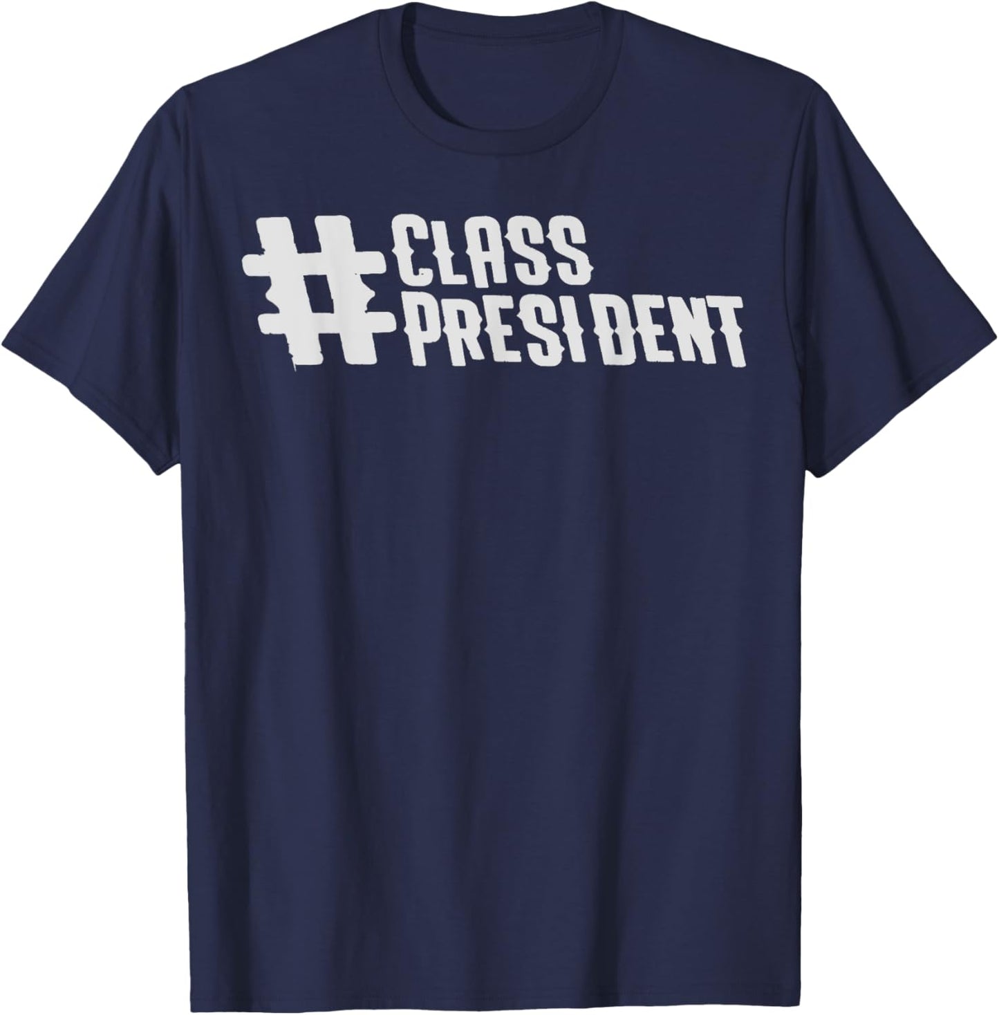 Class President Vote Me School Student Council T-Shirt - T-Shirt | Navy