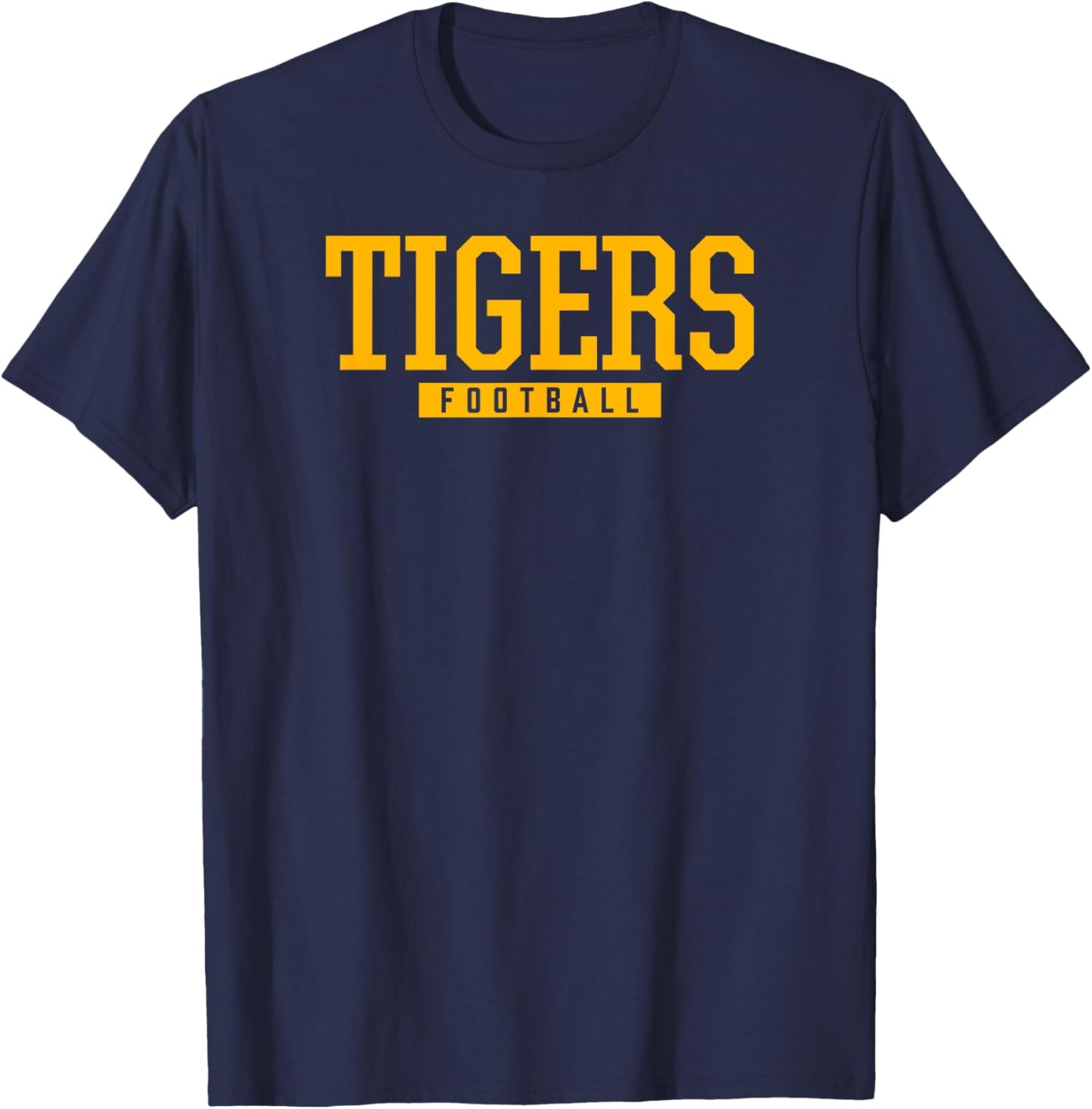 Thibodaux Tigers Football HS T-Shirt - T-Shirt | Navy