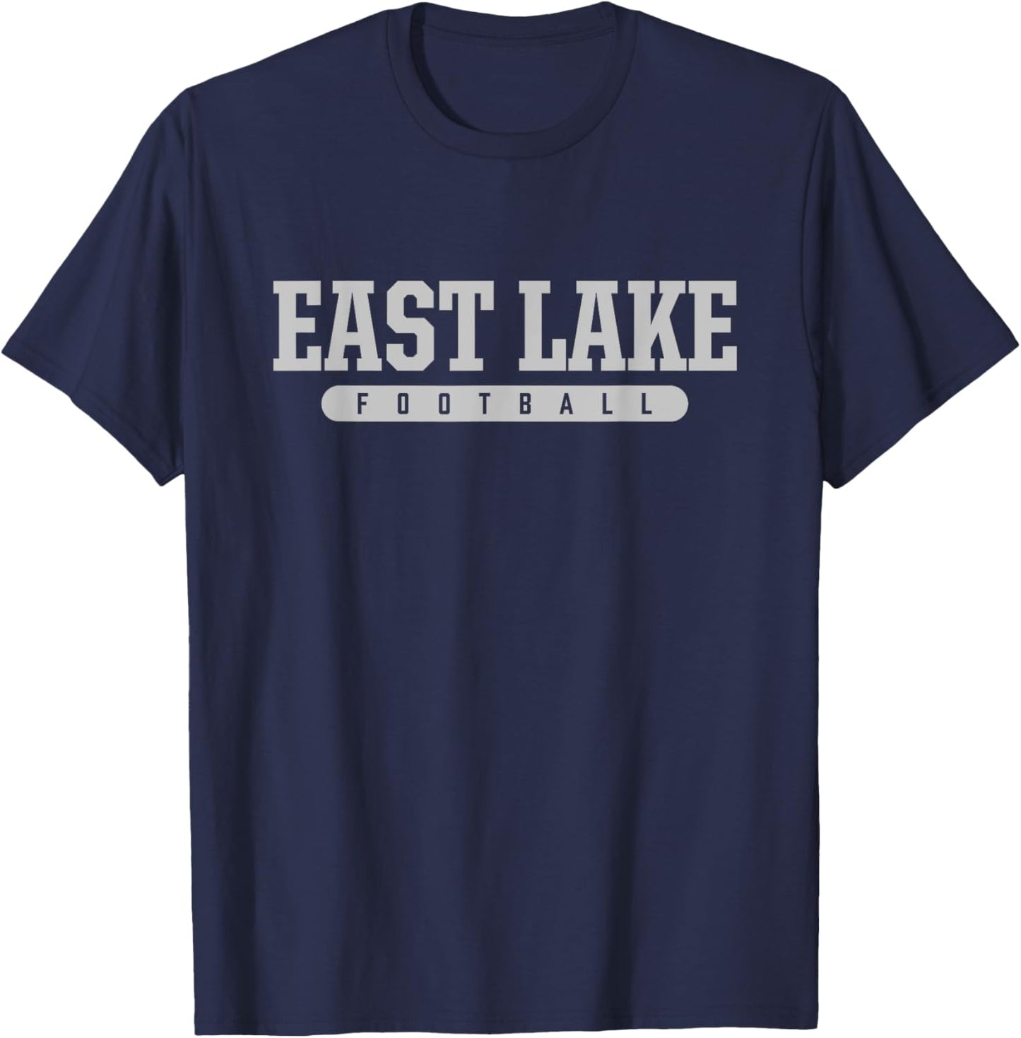 East Lake High School Football T-Shirt - T-Shirt | Navy
