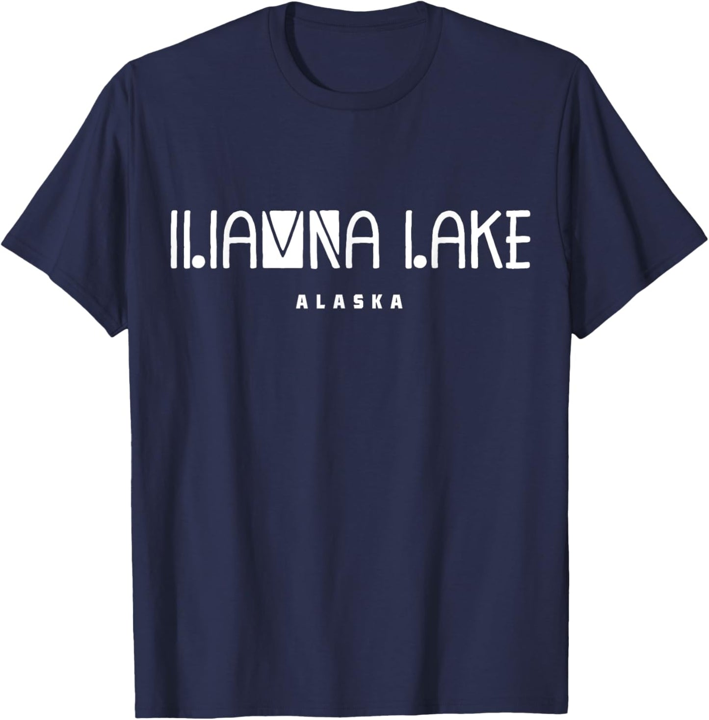 Iliamna Lake Alaska T-Shirt - T-Shirt | Navy