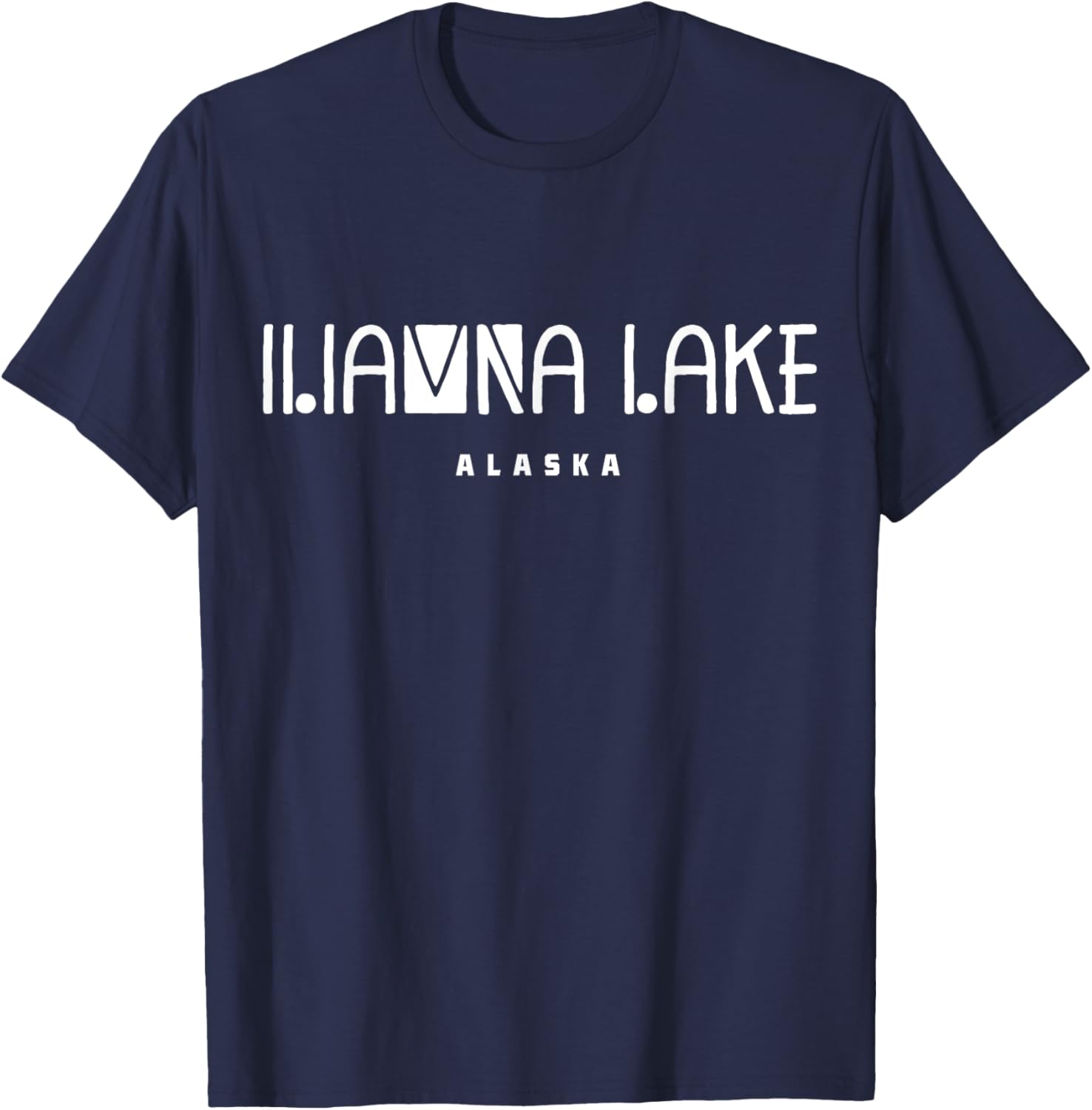 Iliamna Lake Alaska T-Shirt - T-Shirt | Navy