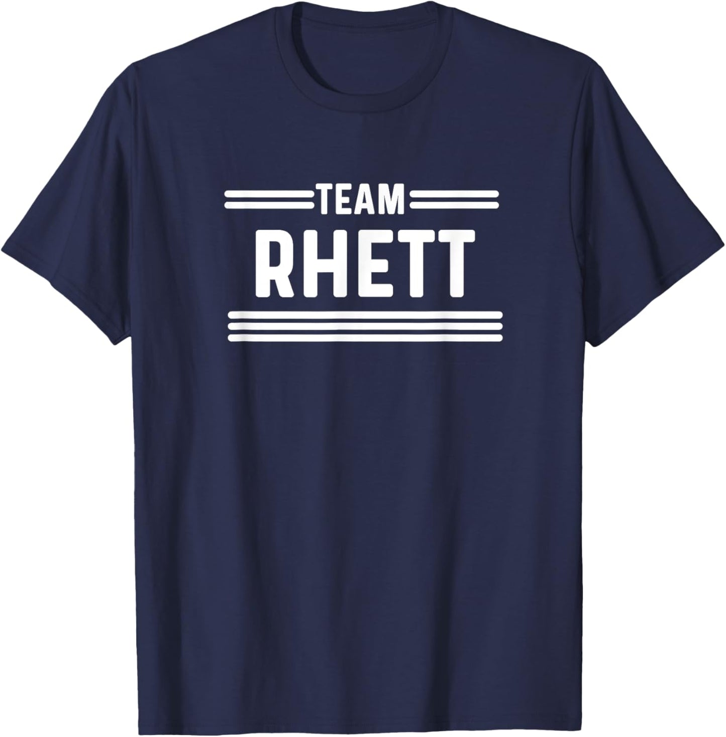 Team Rhett - Family Name T-Shirt - T-Shirt | Navy