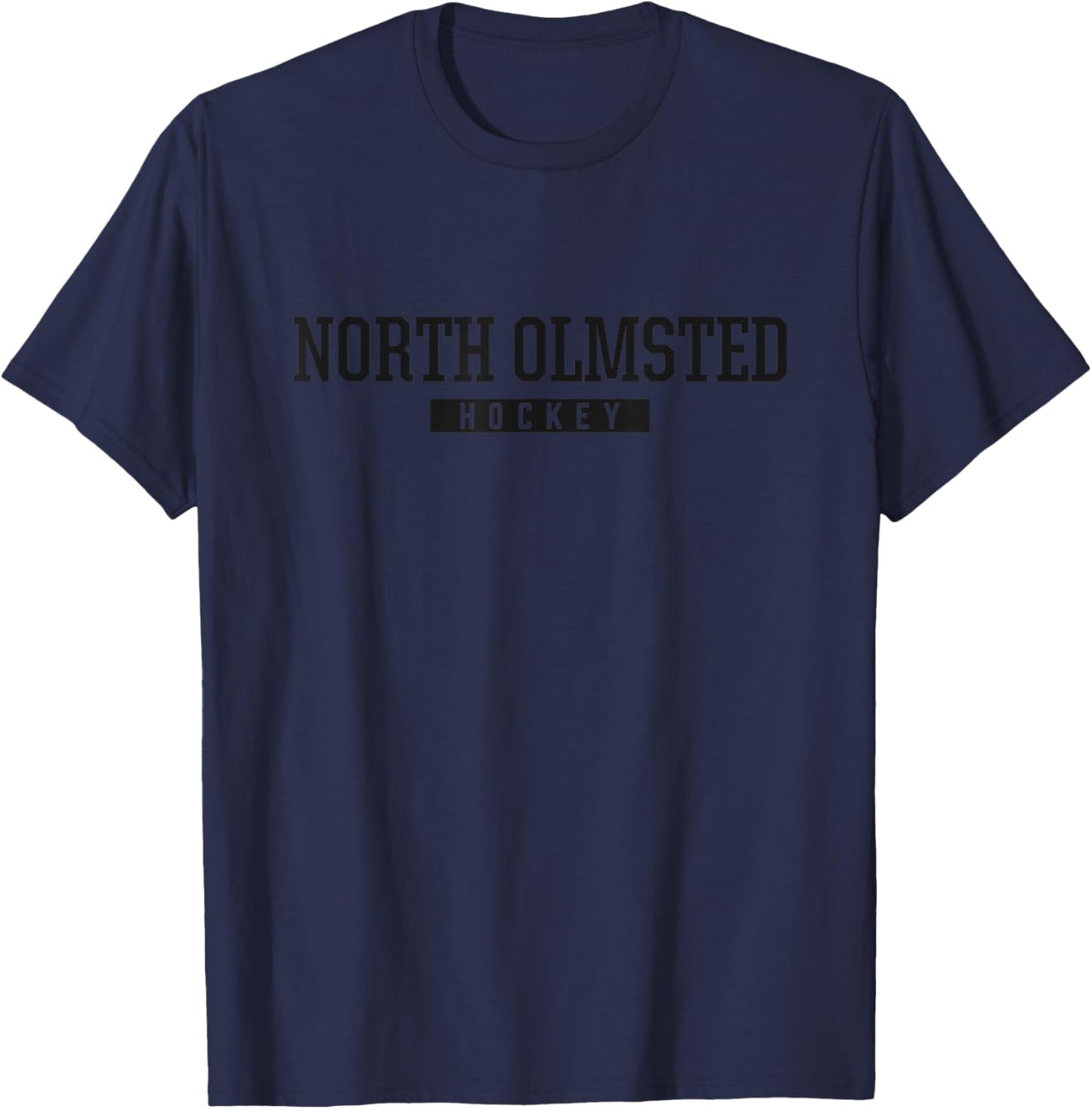 North Olmsted High School Hockey T-Shirt - T-Shirt | Navy