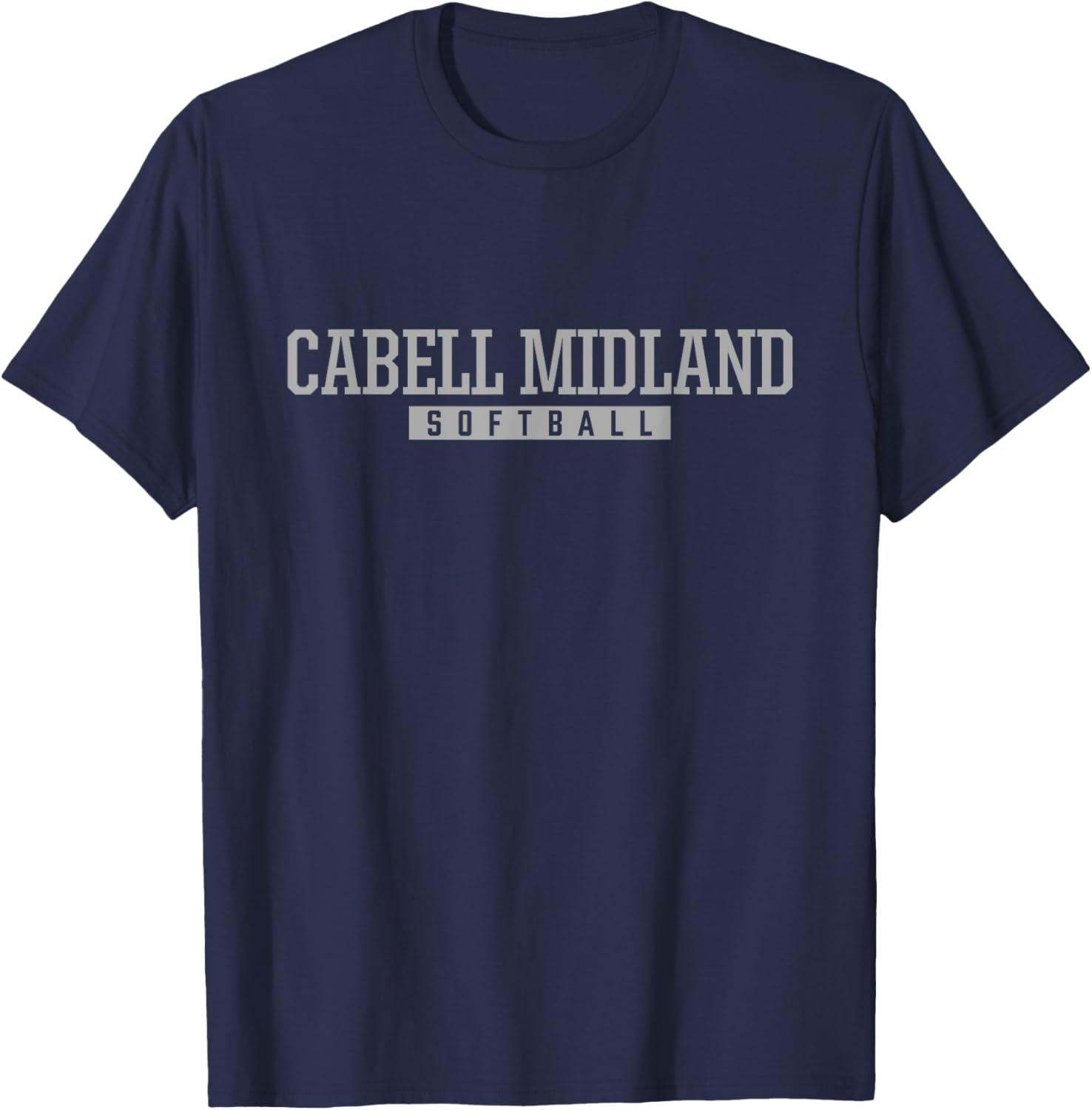 Cabell Midland High School Softball T-Shirt - T-Shirt | Navy
