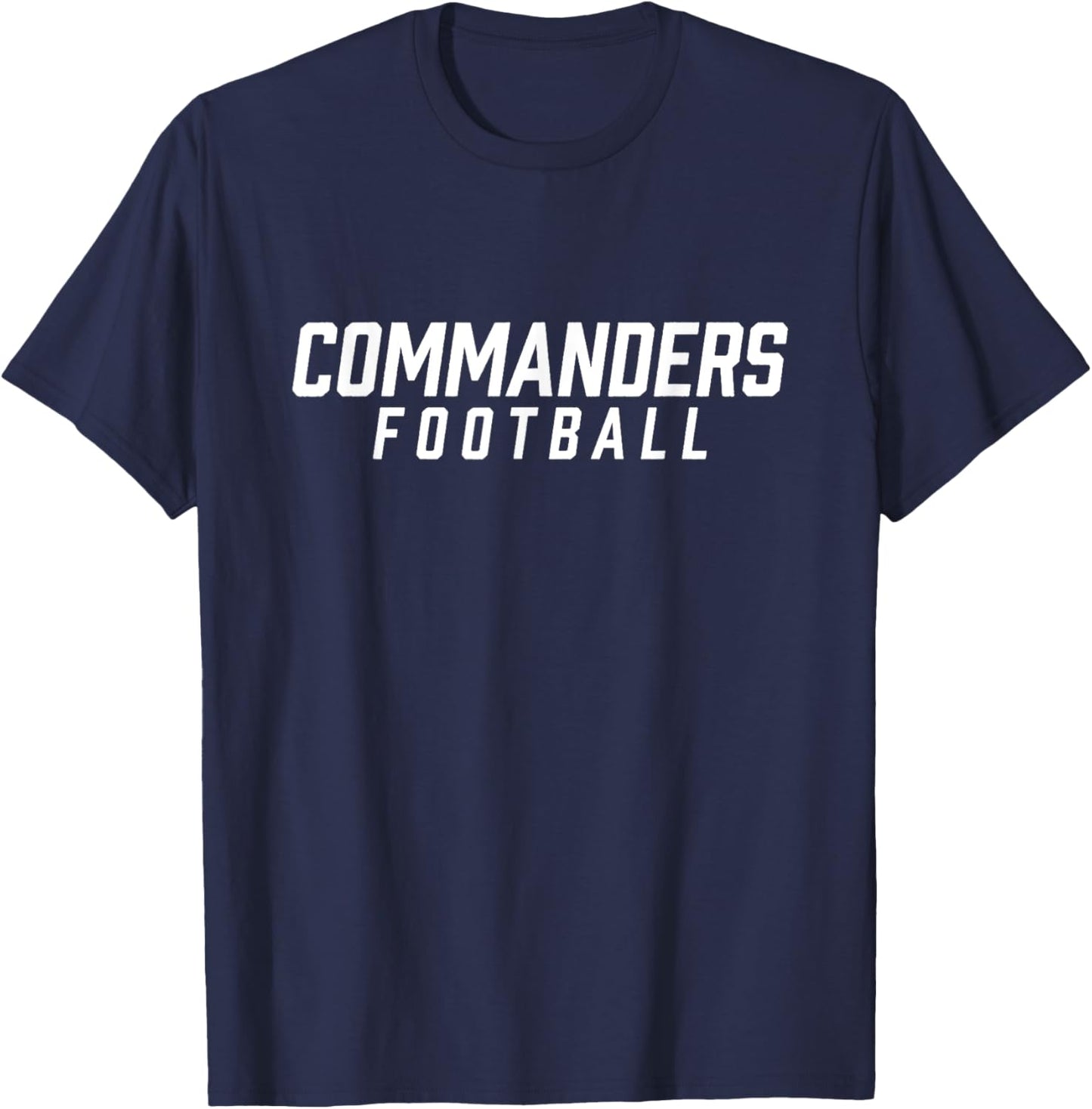 Commanders Washington County Football Team HS T-Shirt - T-Shirt | Navy