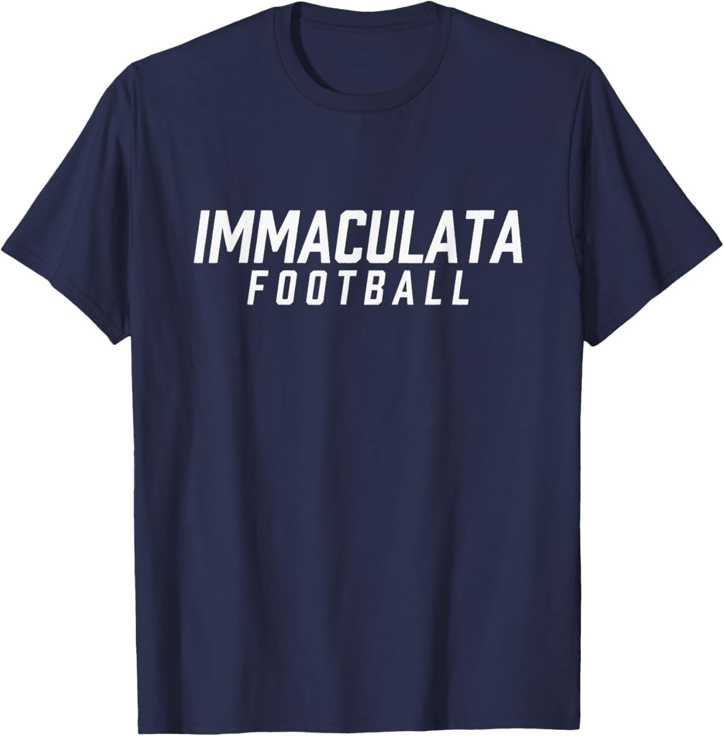 Immaculata High School Football Team T-Shirt - T-Shirt | Navy