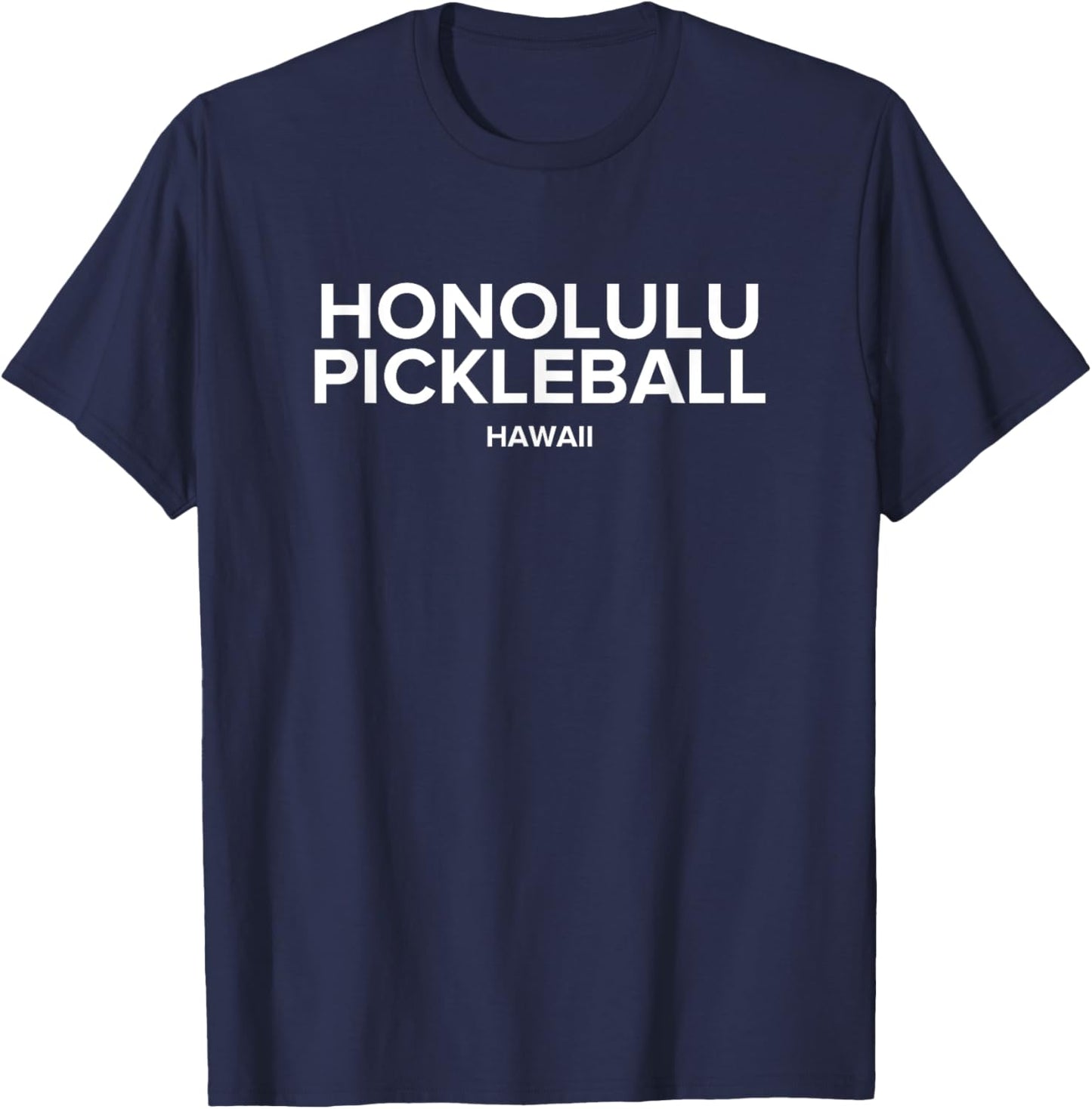 Honolulu, HI PICKLEBALL T-Shirt - T-Shirt | Navy