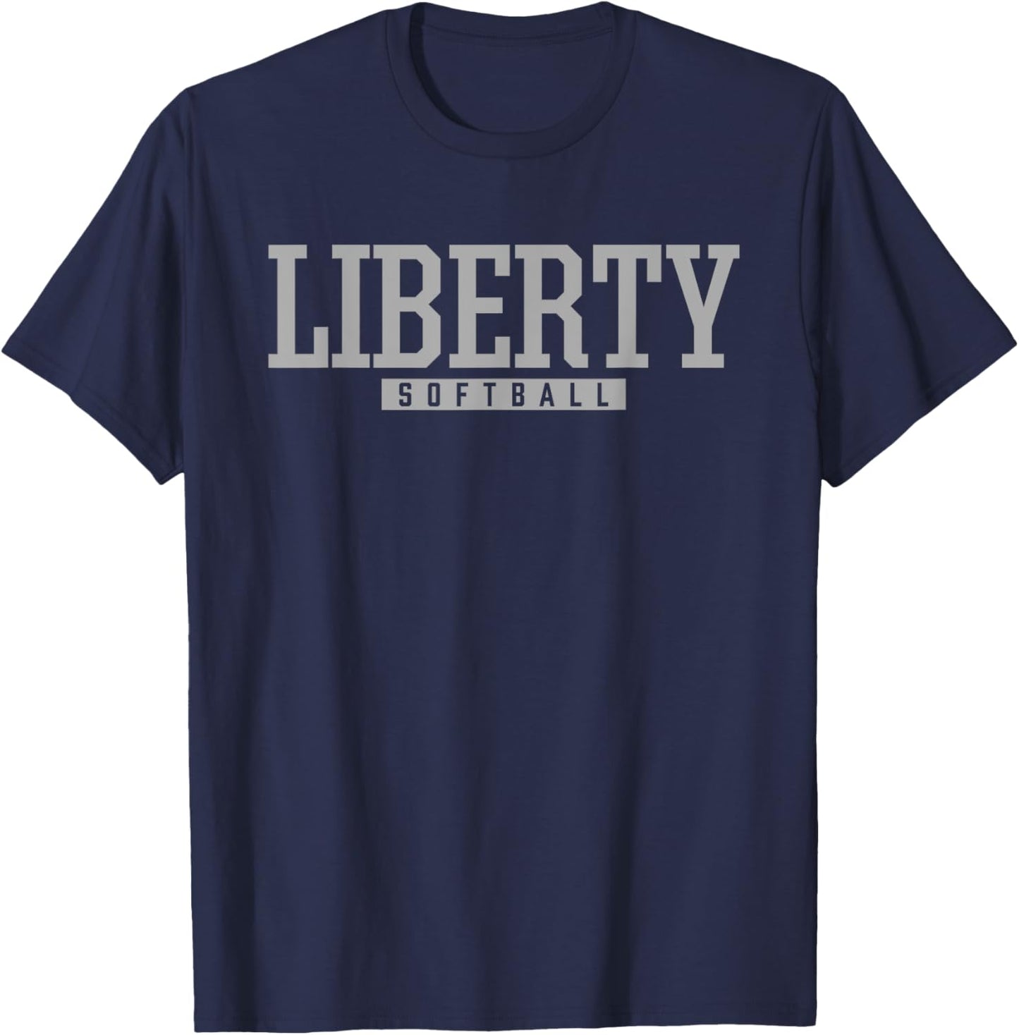 Liberty High School Softball T-Shirt - T-Shirt | Navy