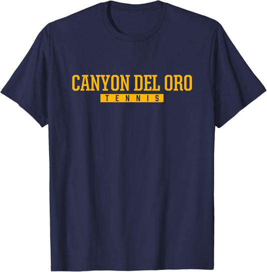 Canyon Del Oro High School Tennis T-Shirt - T-Shirt | Navy