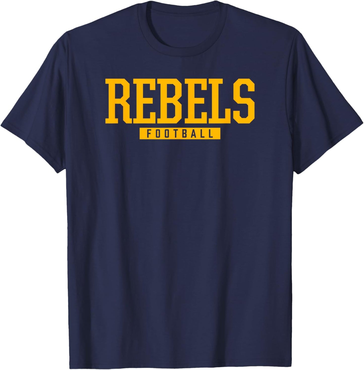 Crestview Rebels Football HS T-Shirt - T-Shirt | Navy