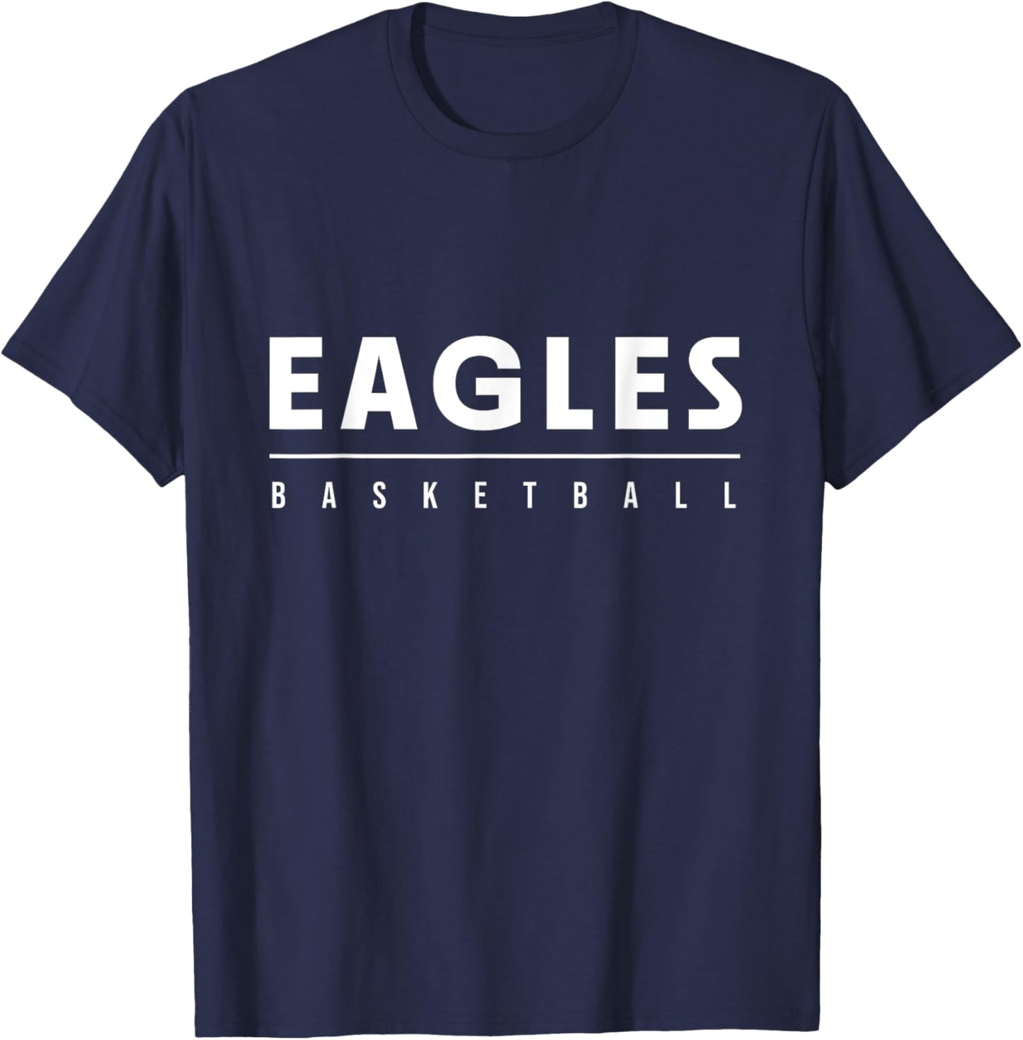 Eagles GFX Merch Basketball , Black, Small, Short Sleeve T-Shirt - T-Shirt | Navy