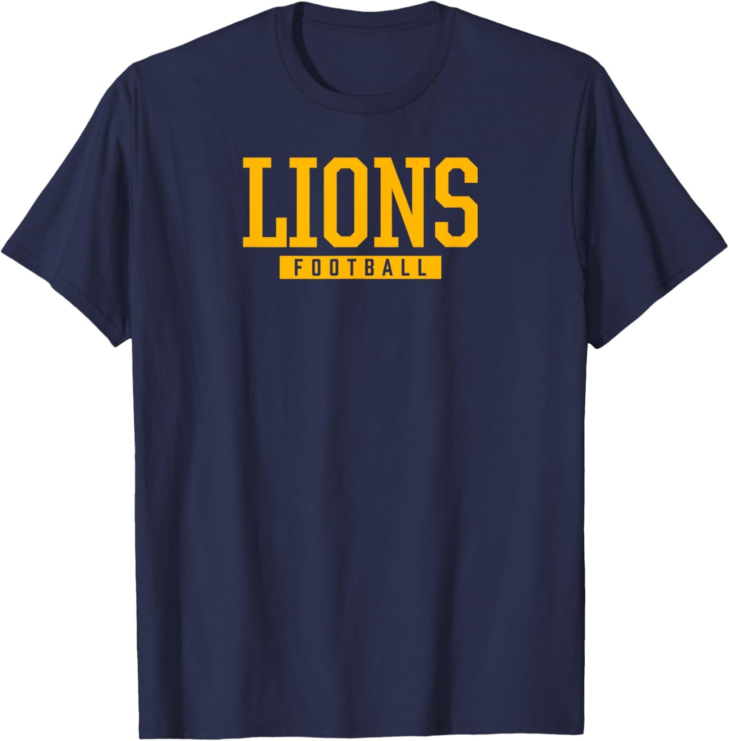 West Linn Lions Football HS T-Shirt - T-Shirt | Navy