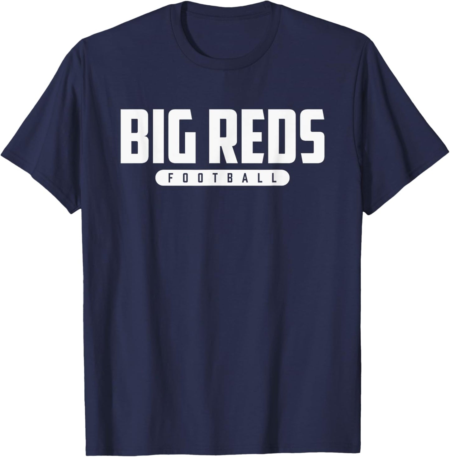 Parkersburg Big Reds Football T-Shirt - T-Shirt | Navy