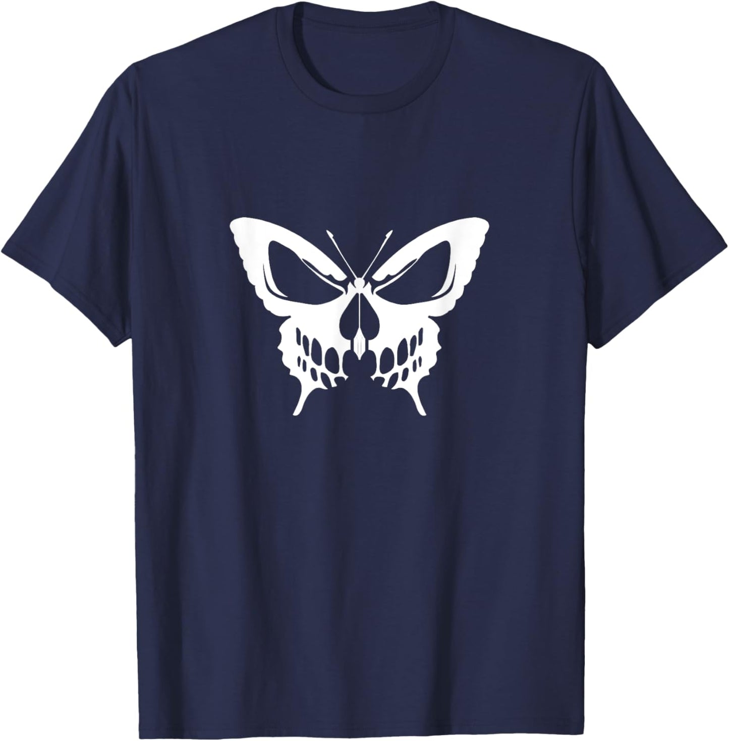 Butterfly skull T-Shirt - T-Shirt | Navy