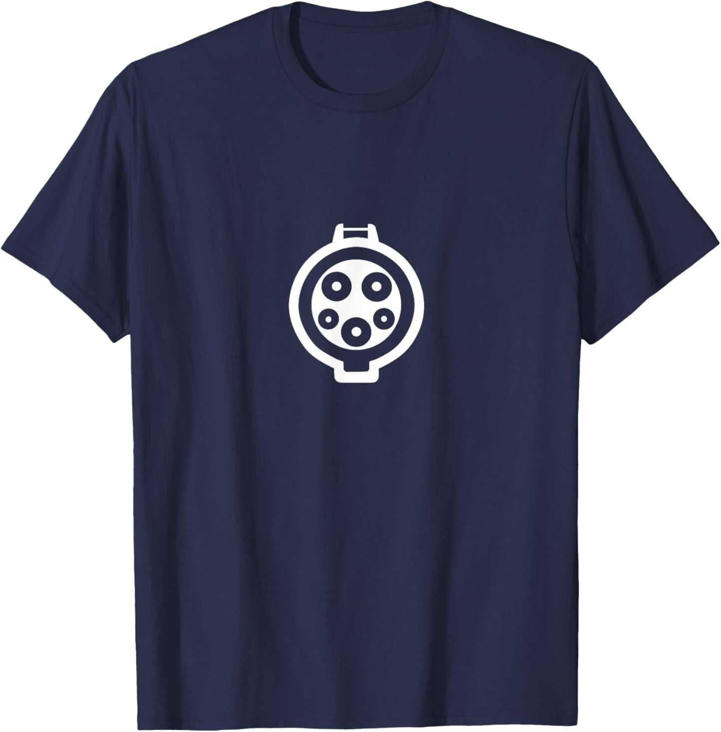 Electric Car J Plug, Type 1 Connector, J1772 Vehicle Charger T-Shirt - T-Shirt | Navy