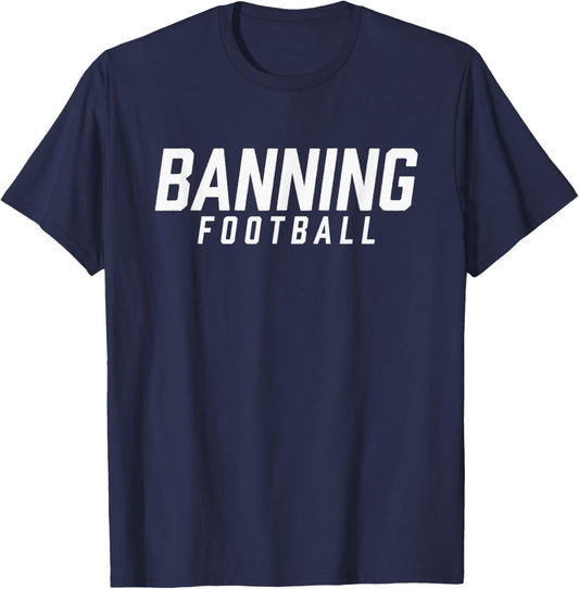 Banning High School Football Team T-Shirt - T-Shirt | Navy