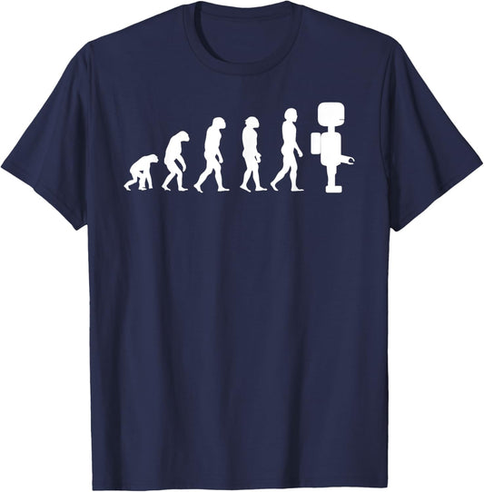 Cool Robot Design Women Kids Robotics Engineer Robot T-Shirt - T-Shirt | Navy