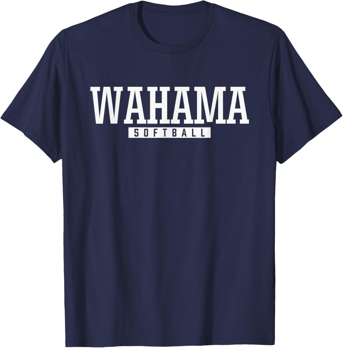 Wahama High School Softball T-Shirt - T-Shirt | Navy
