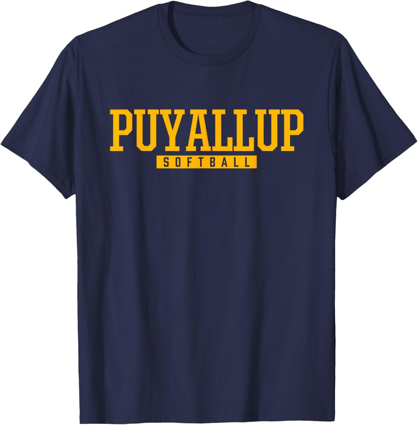 Puyallup High School Softball T-Shirt - T-Shirt | Navy