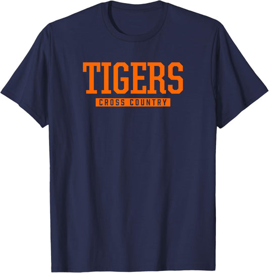 Stratford Tigers Cross Country HS T-Shirt - T-Shirt | Navy