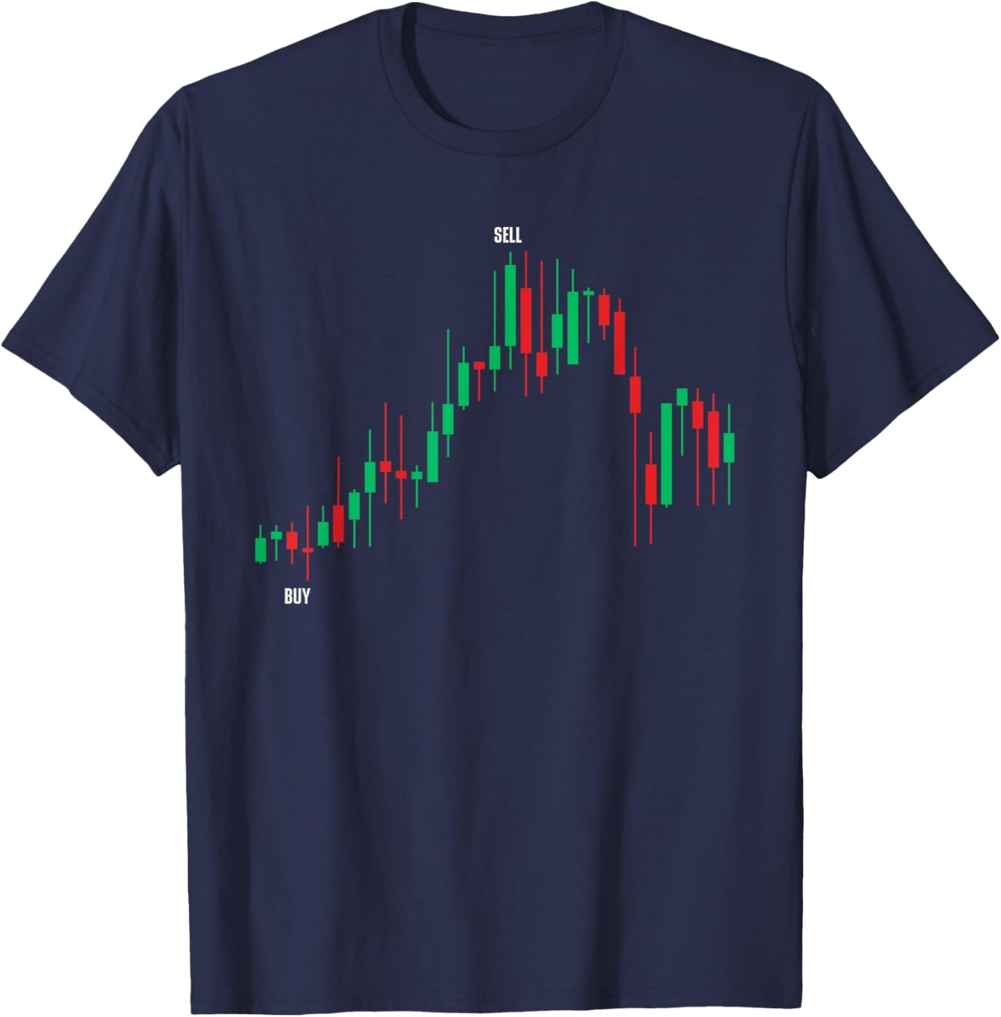 Cool Stock Trading Art Women Day Trader Stock Market T-Shirt - T-Shirt | Navy