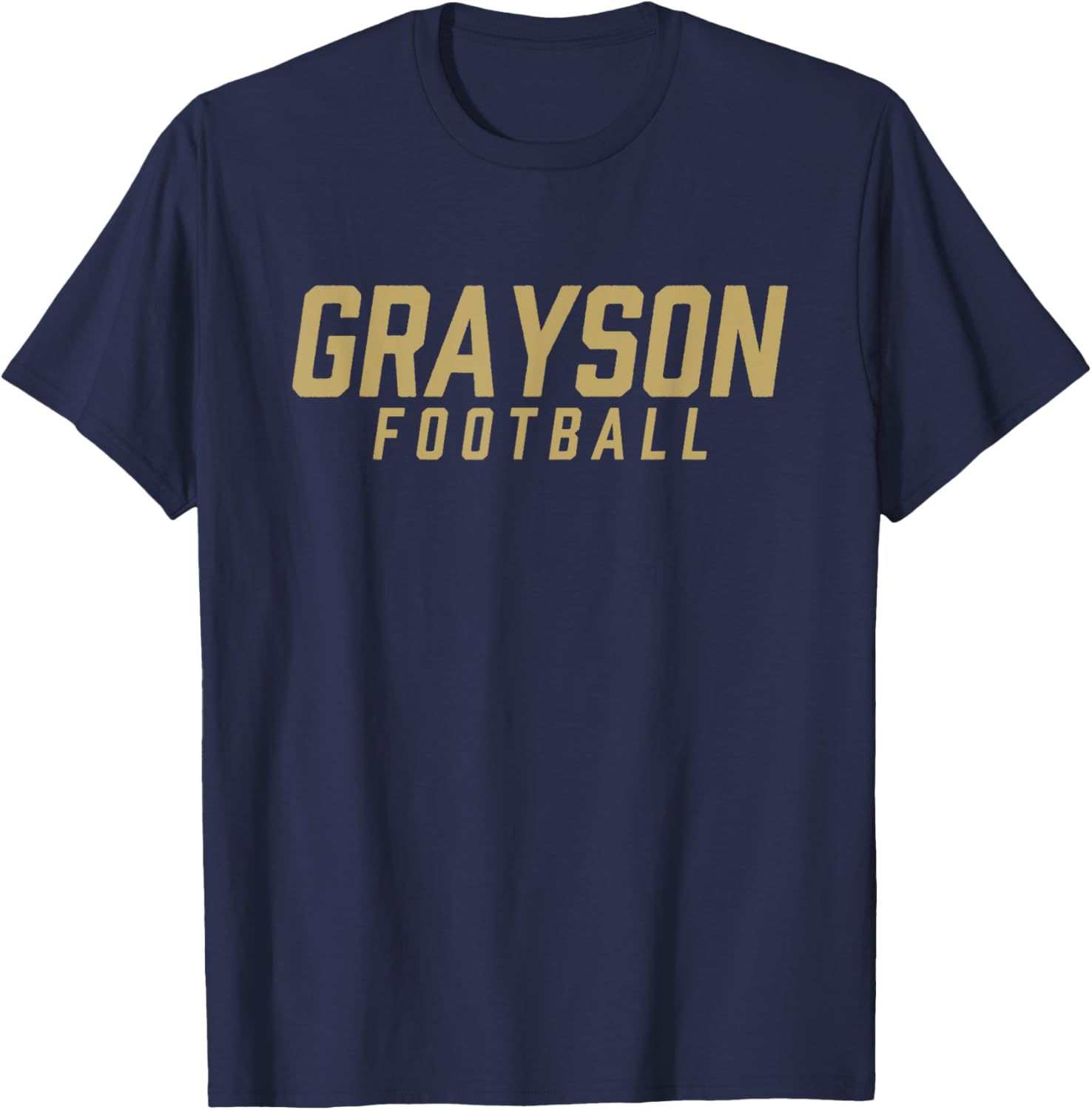 Grayson High School Football Team T-Shirt - T-Shirt | Navy