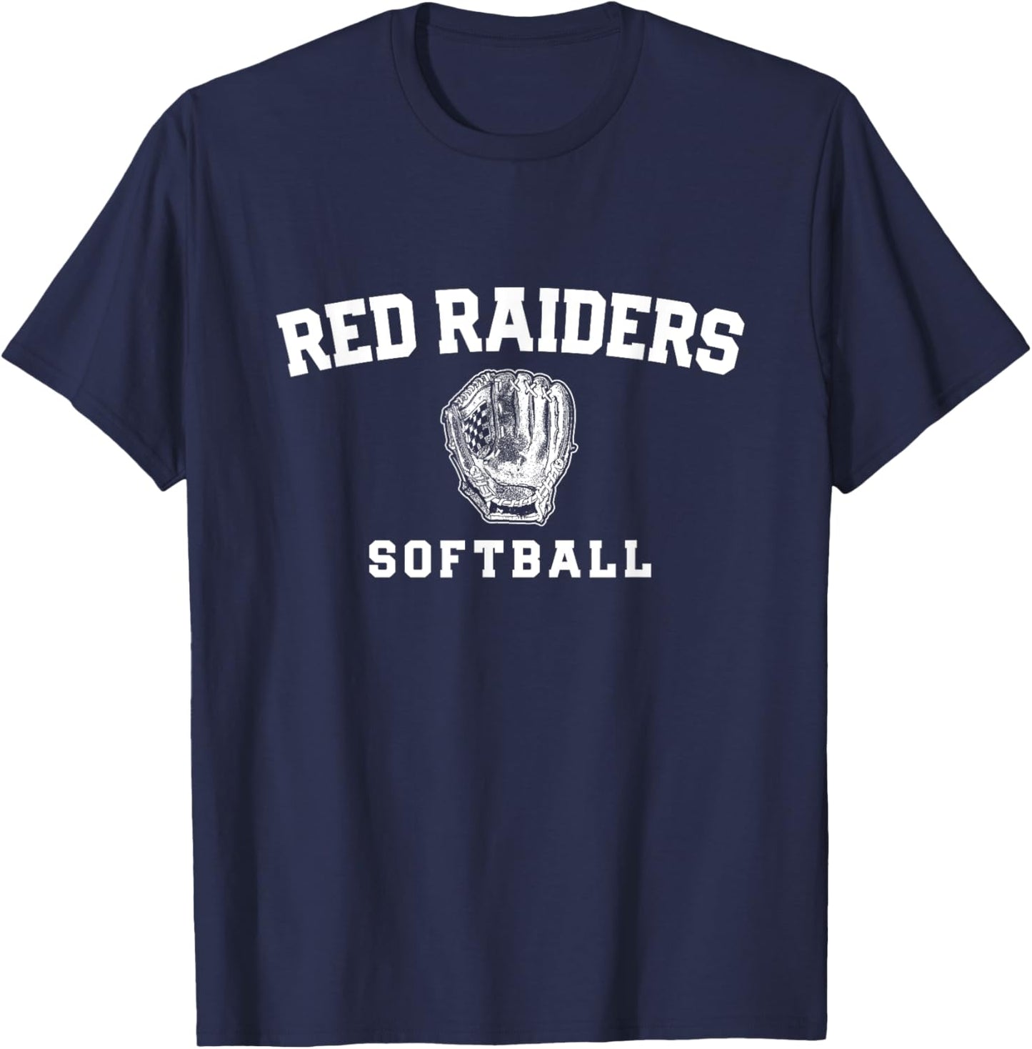 Red Raiders Ajo Softball Mitt HS T-Shirt - T-Shirt | Navy