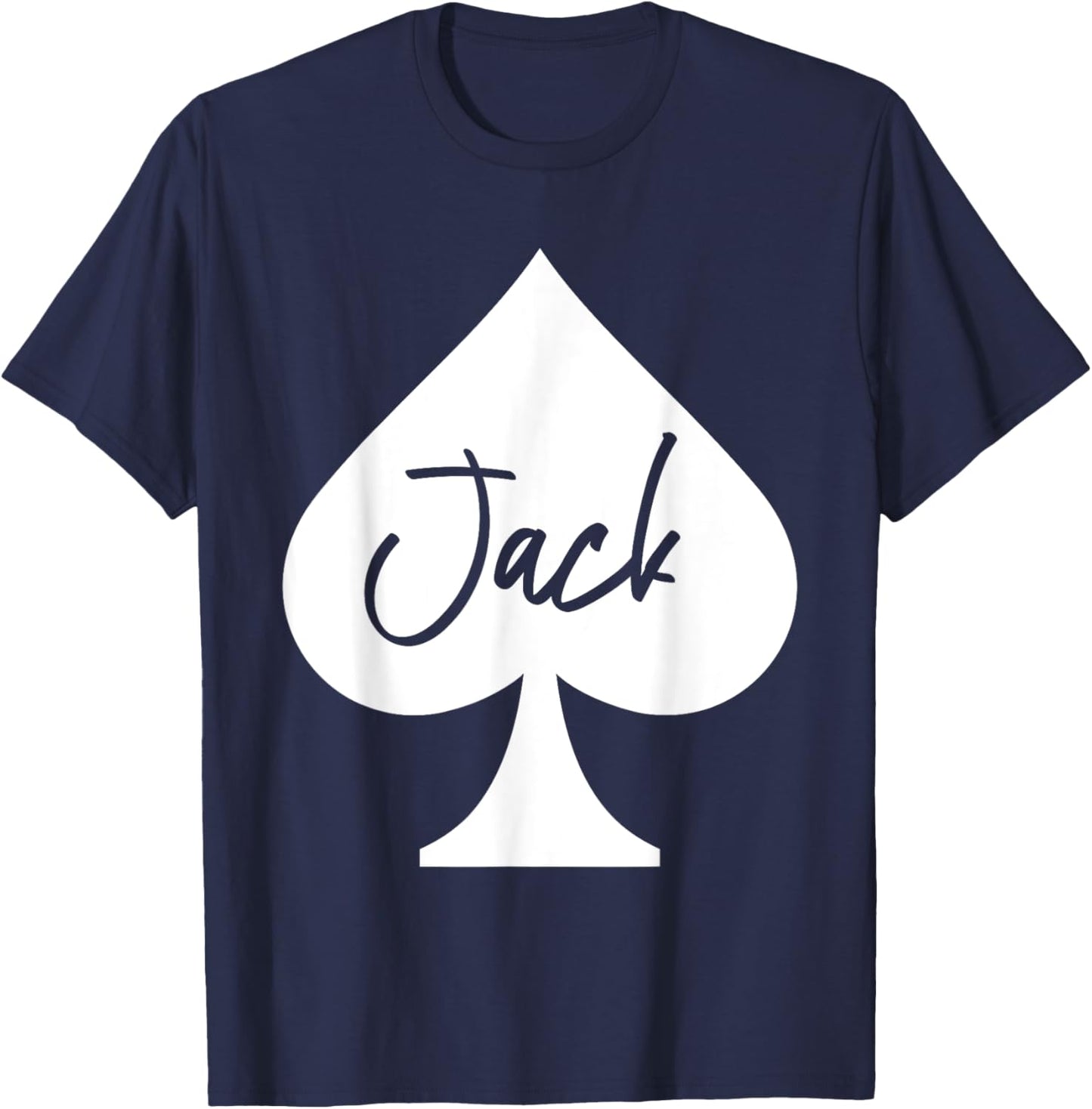 J of Spades Deck of Cards Carnival Halloween Costume Jack T-Shirt - T-Shirt | Navy