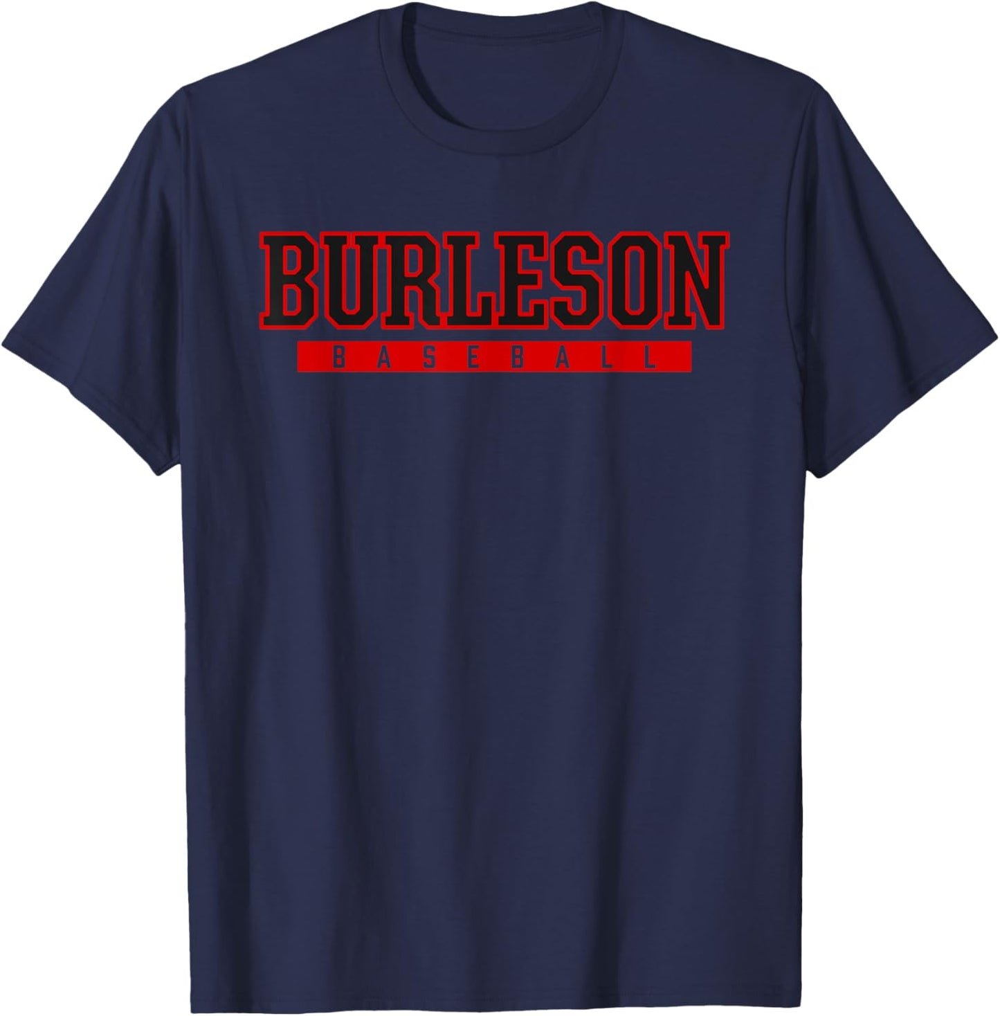 Burleson High School Baseball T-Shirt - T-Shirt | Navy