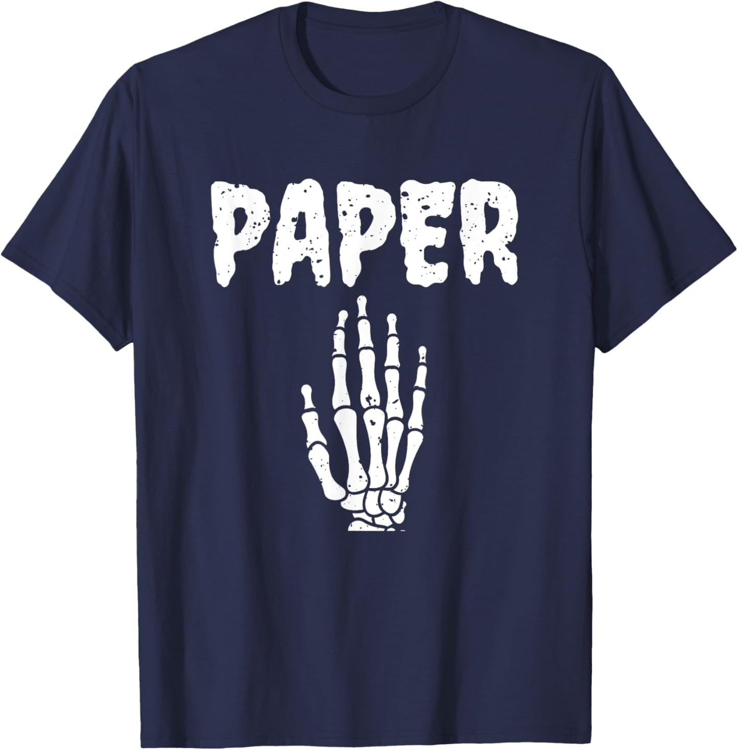 Rock, Paper, Scissors Team Costume - Funny Halloween T-Shirt - T-Shirt | Navy