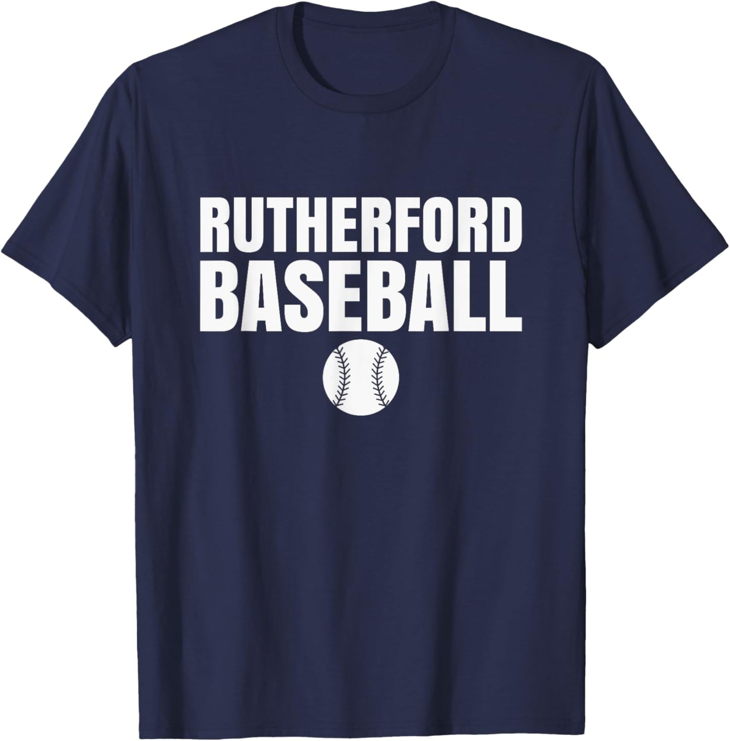 Rutherford High School Baseball T-Shirt - T-Shirt | Navy