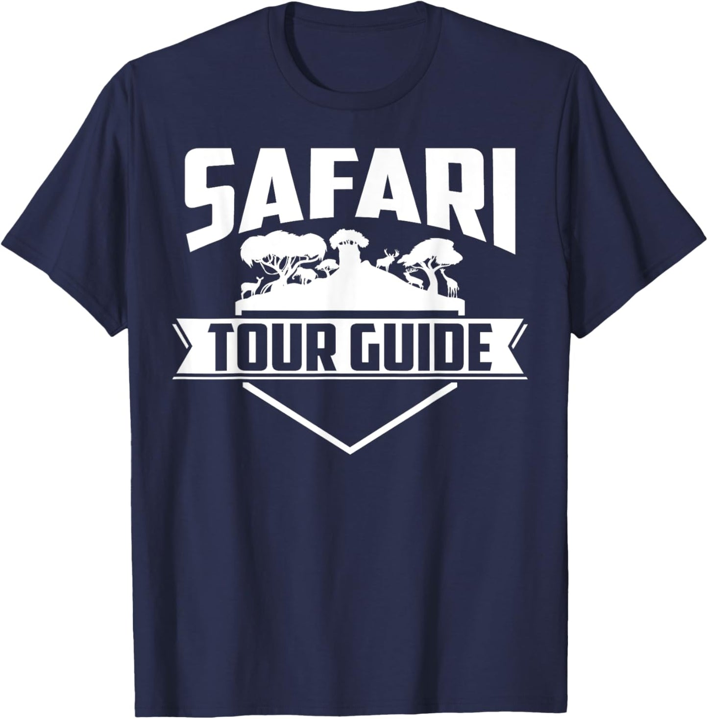 Cool Safari Tour Guide Design Women Zookeeper Safari T-Shirt - T-Shirt | Navy
