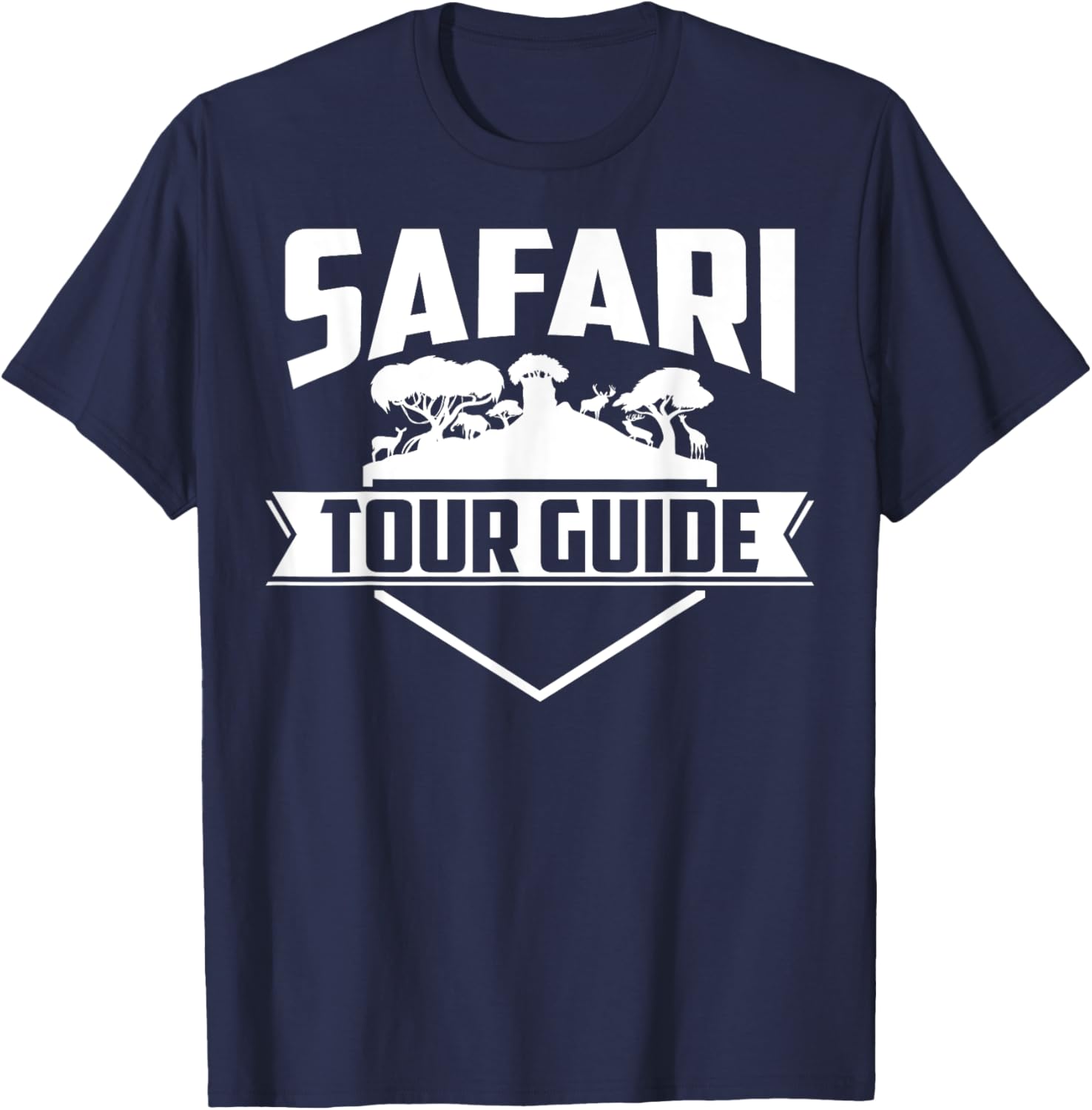 Cool Safari Tour Guide Design Women Zookeeper Safari T-Shirt - T-Shirt | Navy