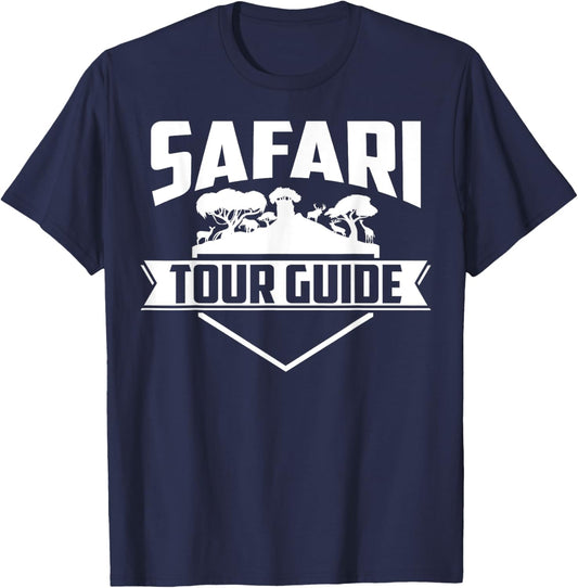 Cool Safari Tour Guide Design Women Zookeeper Safari T-Shirt - T-Shirt | Navy