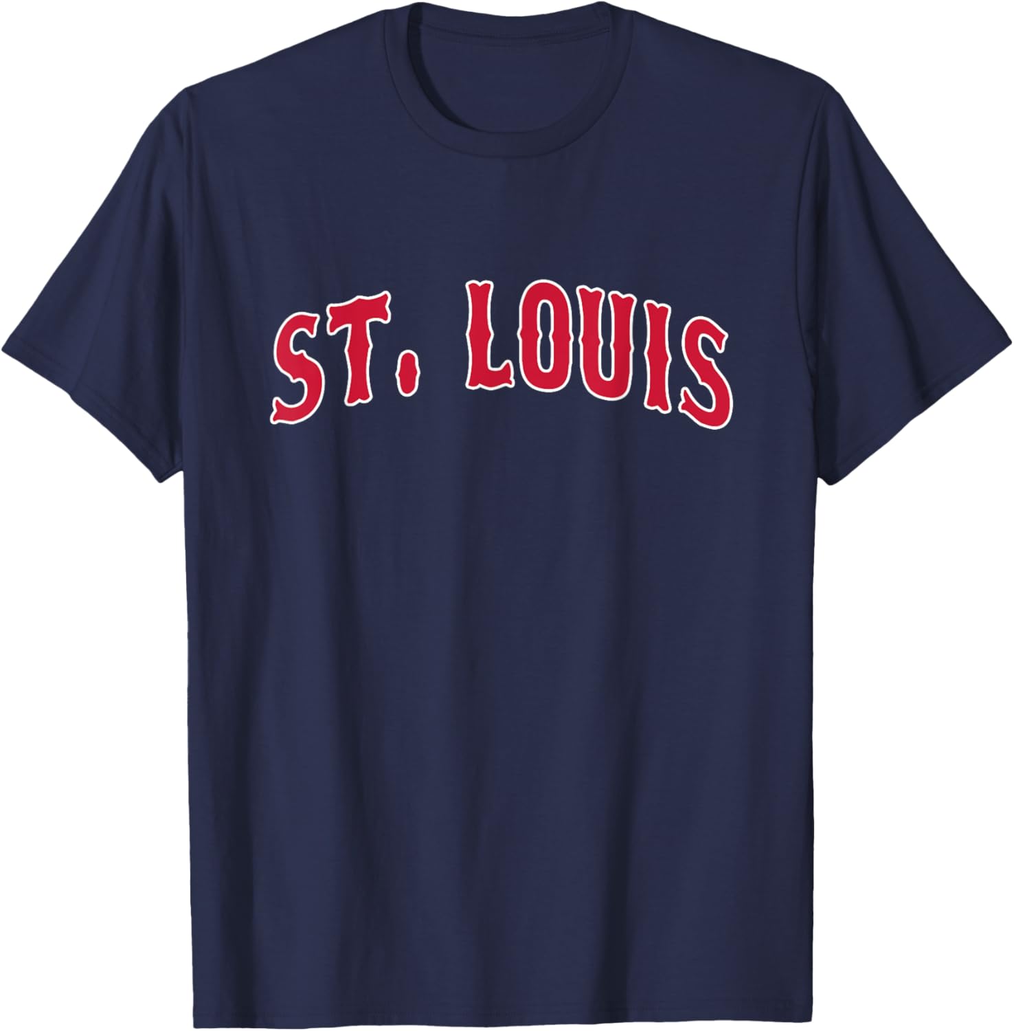 St. Louis - Throwback Design - Classic T-Shirt - T-Shirt | Navy