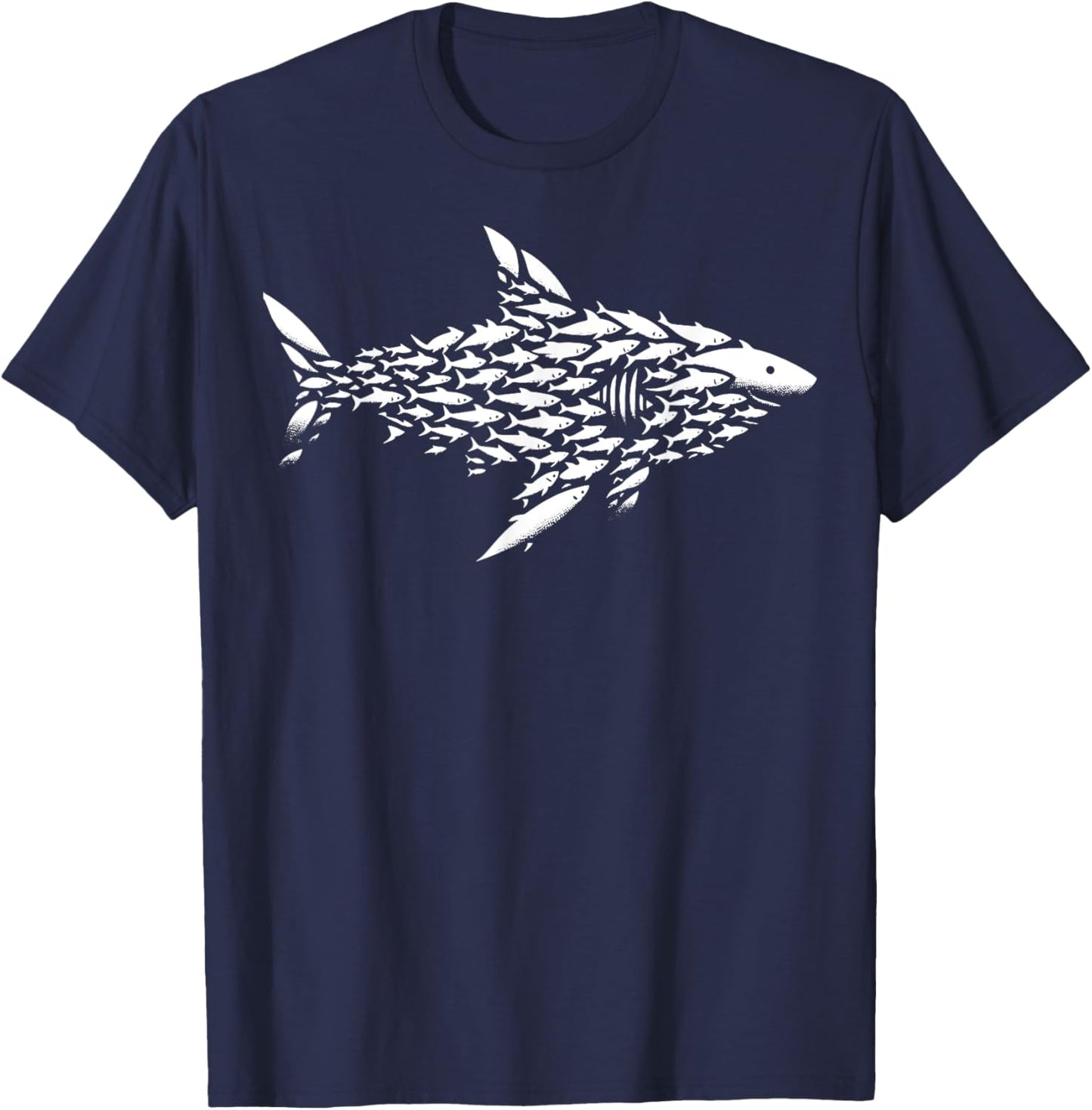 Shark Lover Marine Biology Science Enthusiast T-Shirt - T-Shirt | Navy