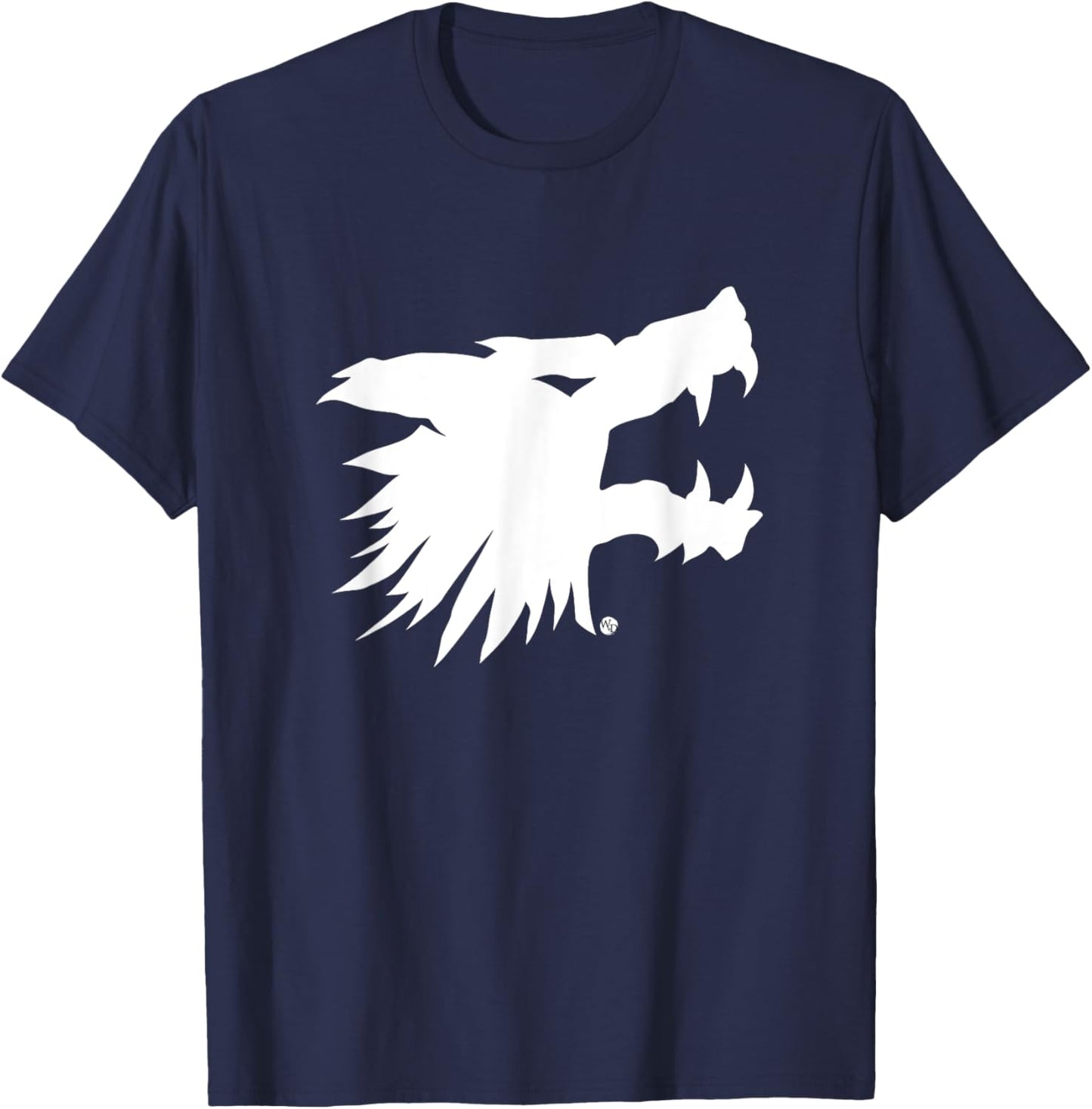 World of Darkness WoD Vampire: The Masquerade Gangrel Icon White T-Shirt - T-Shirt | Navy