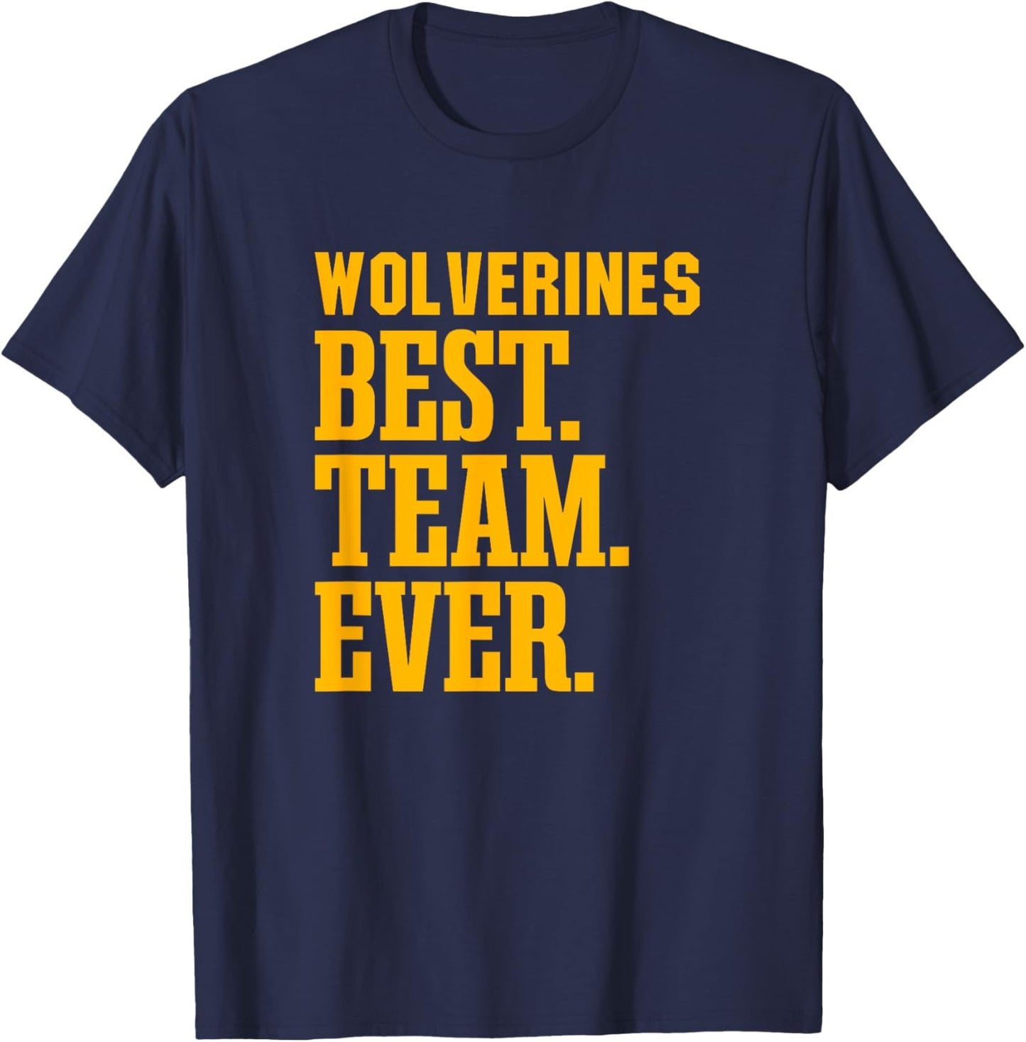Vian Wolverines Best Ever HS T-Shirt - T-Shirt | Navy