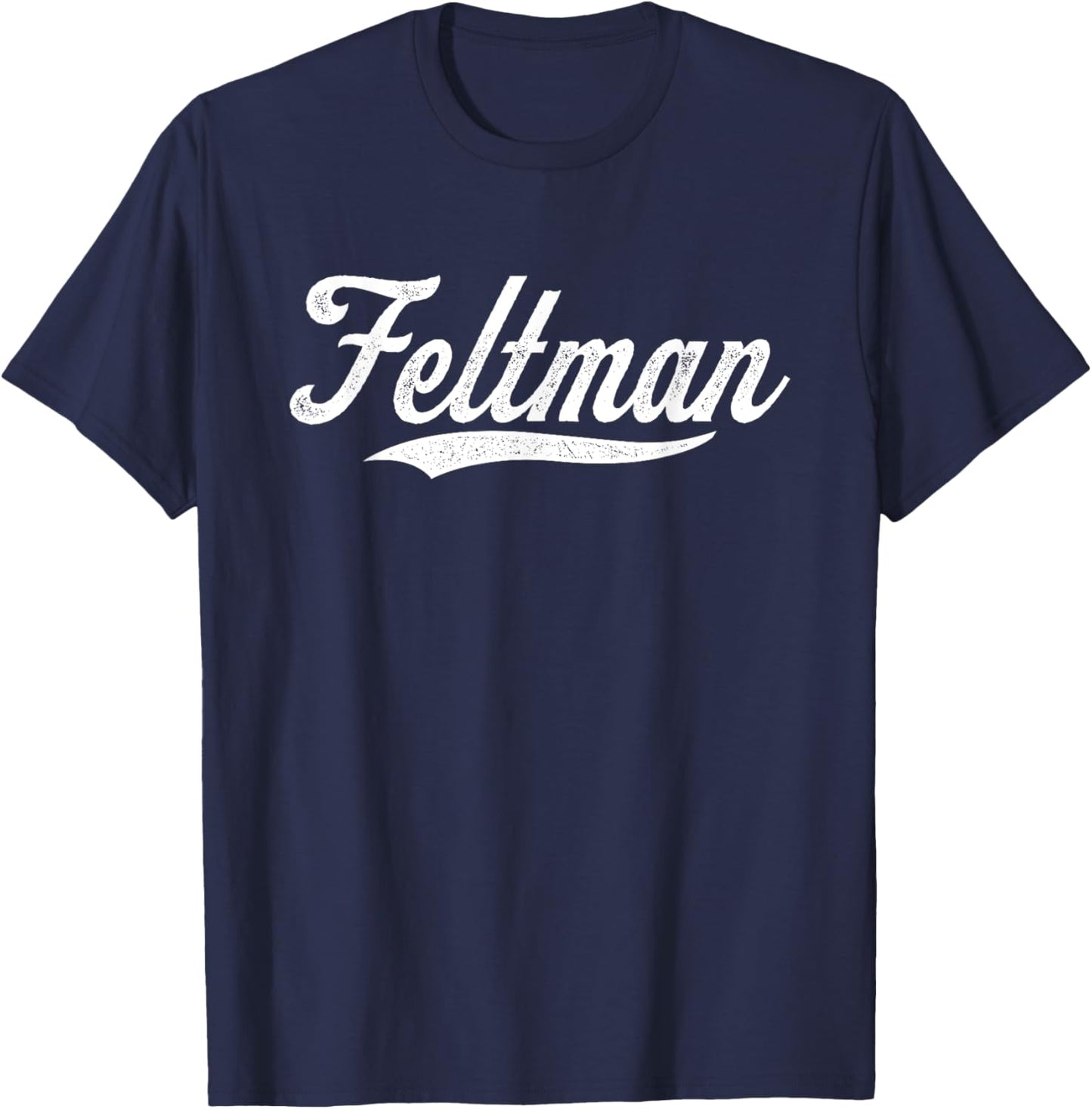 Distressed Script Durbin Feltman Prospect Baseball Fan Gear T-Shirt - T-Shirt | Navy