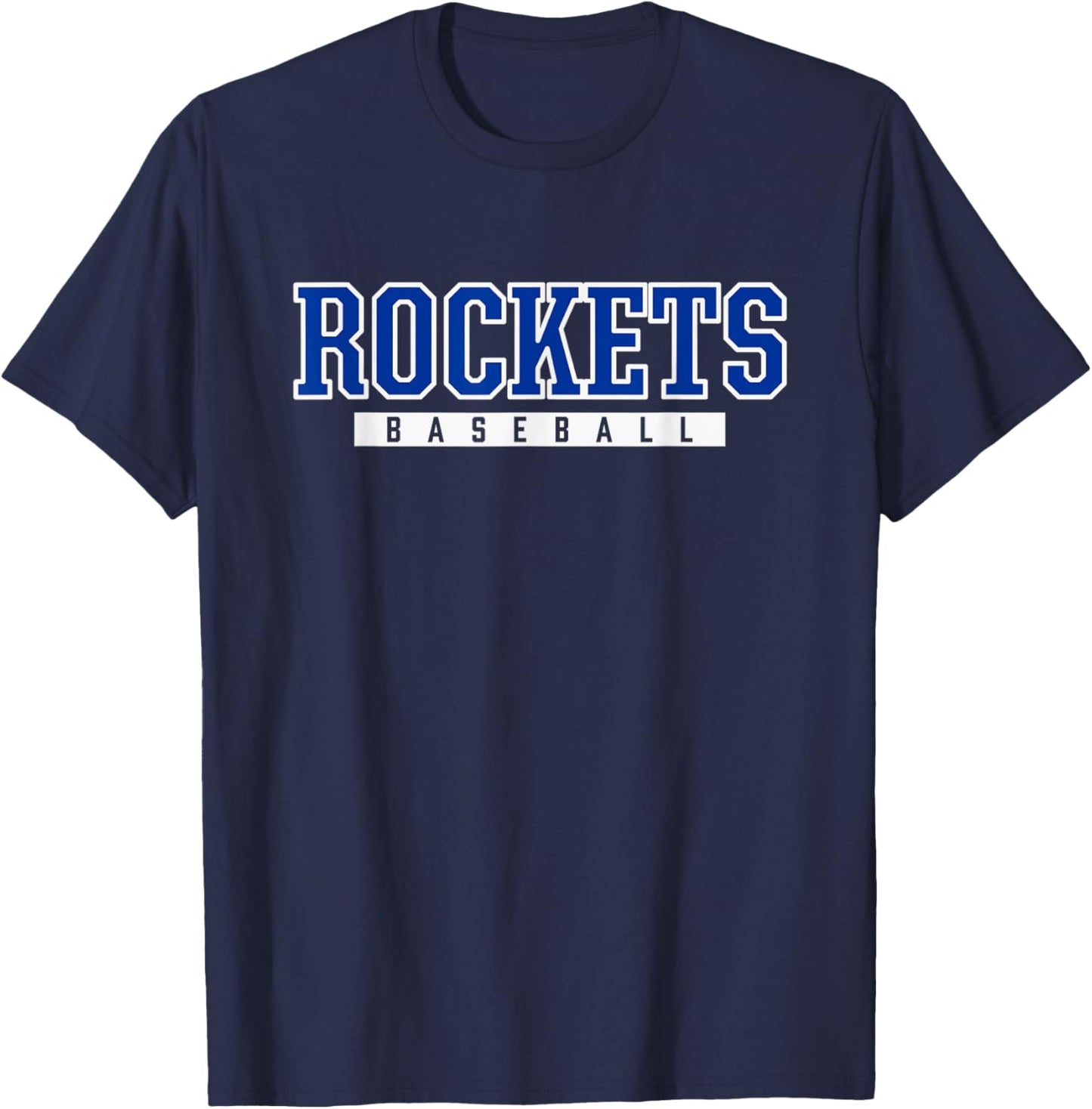 Limestone Community Rockets Baseball T-Shirt - T-Shirt | Navy